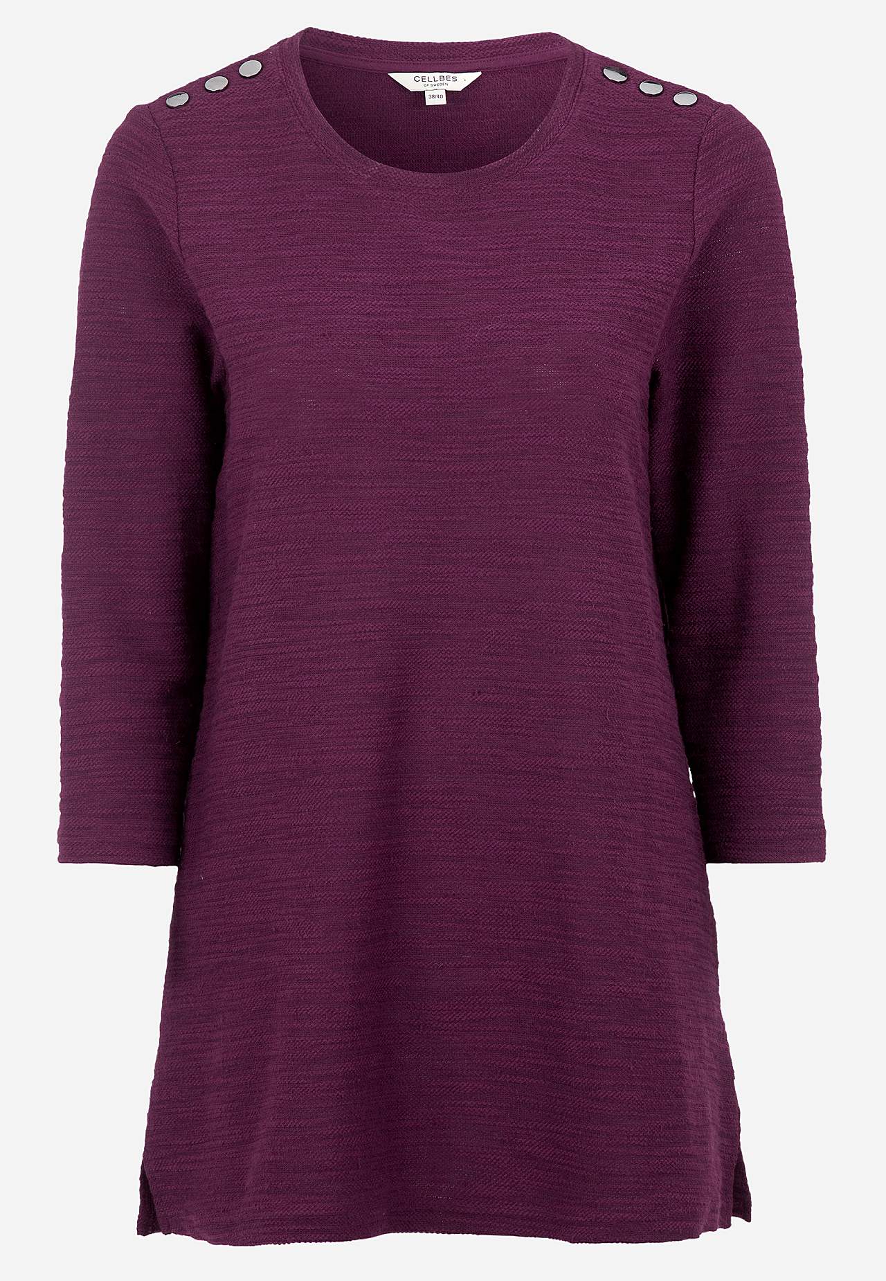 Jersey tuniek met structuur