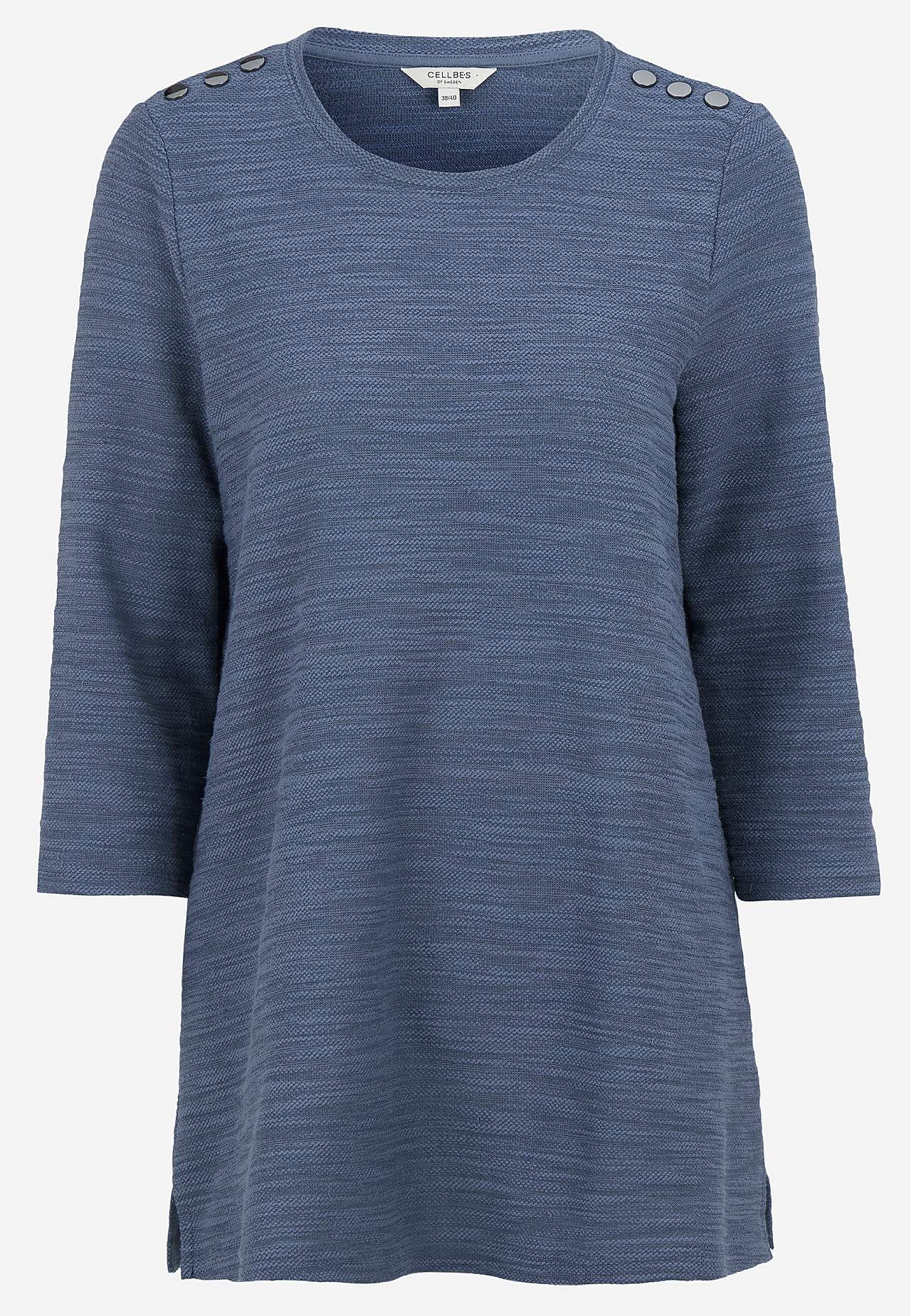 Jersey tuniek met structuur