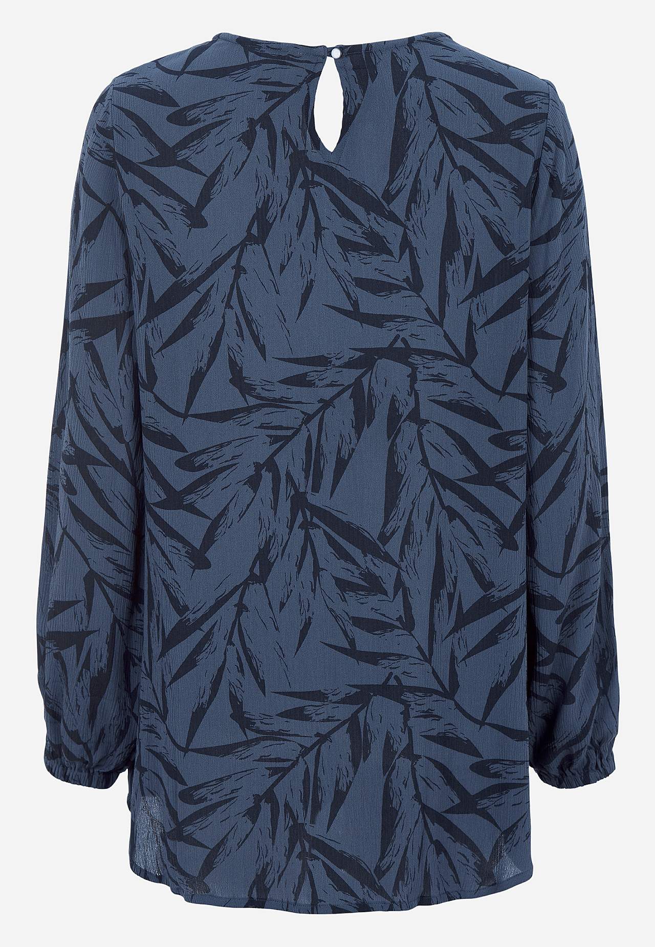 Tuniek met getextureerd gevlochten stof