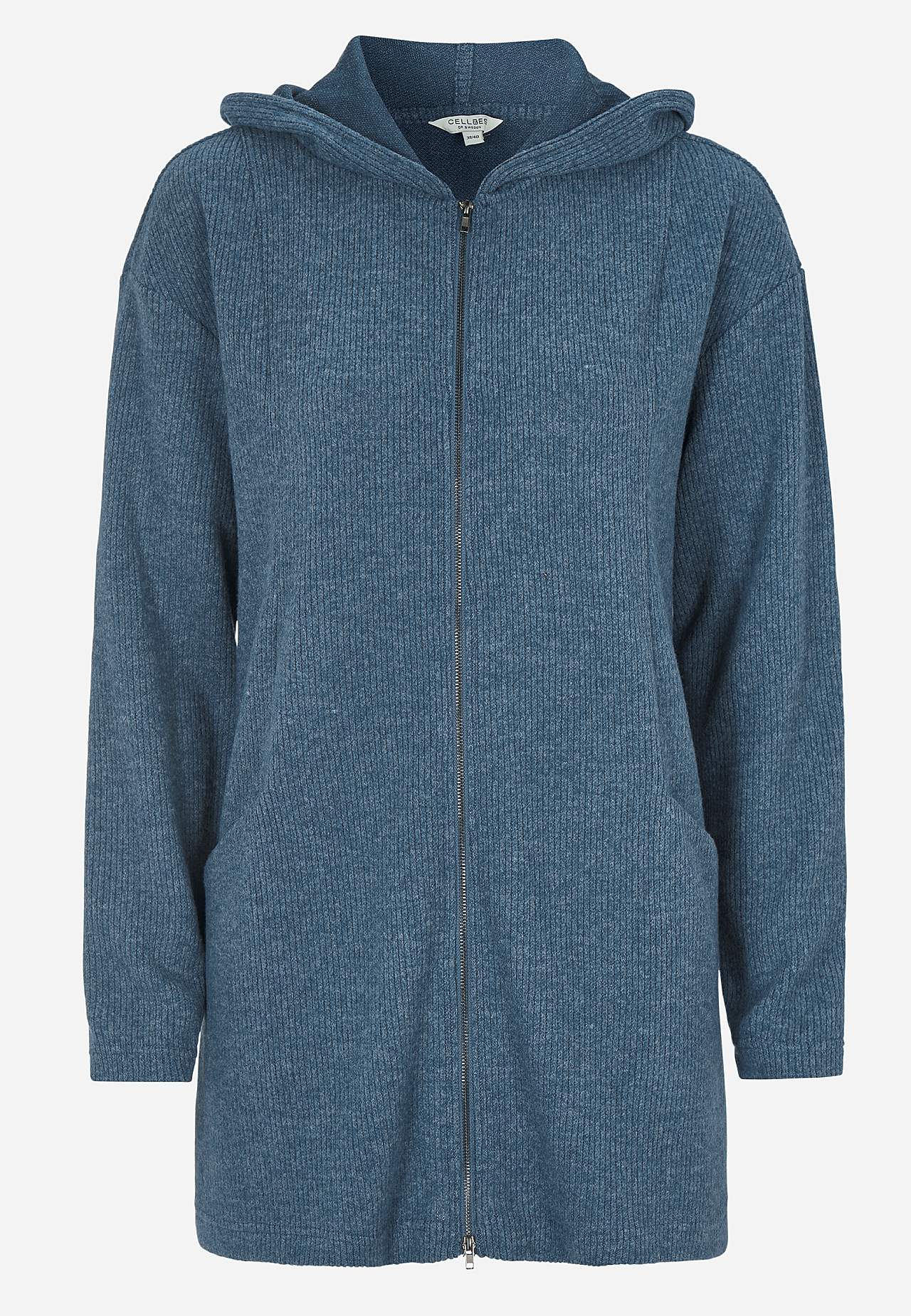 Super zachte lange cardigan met zakken