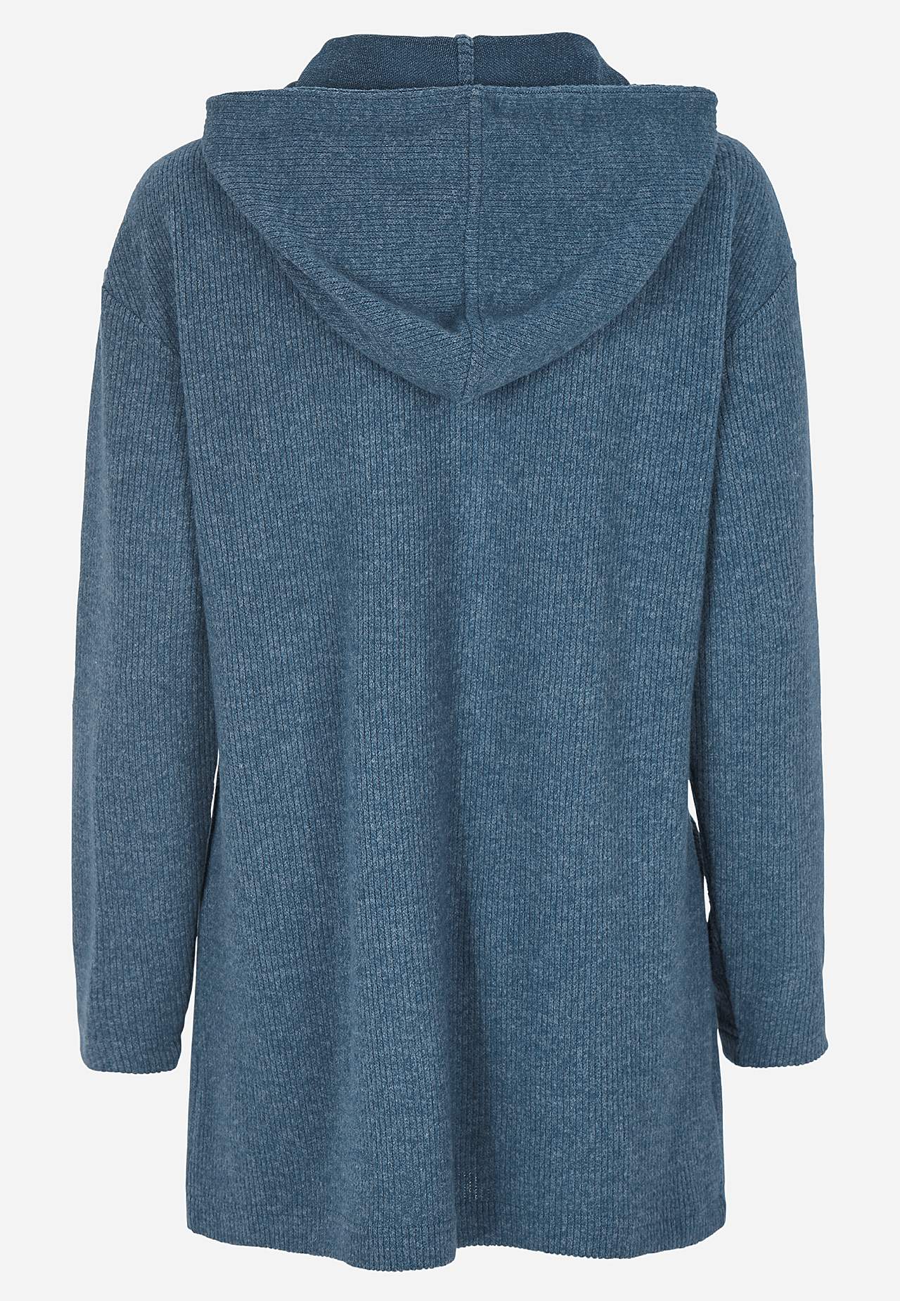 Super zachte lange cardigan met zakken