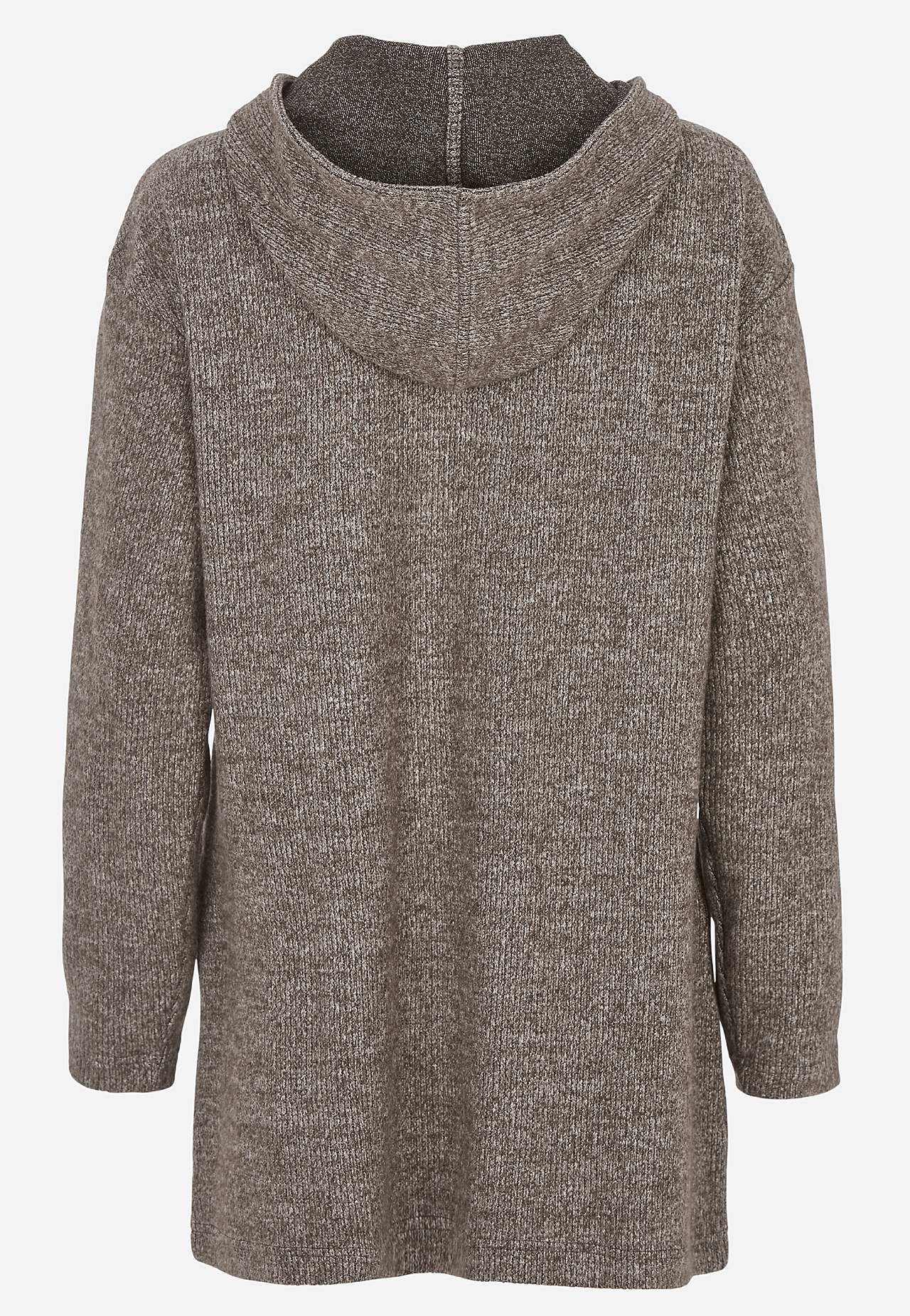 Super zachte lange cardigan met zakken