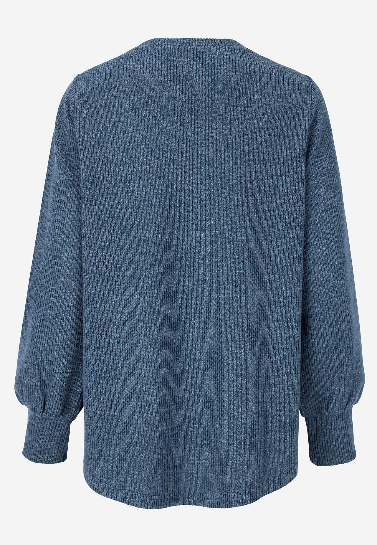 Zachte jersey trui met knoppen Beata