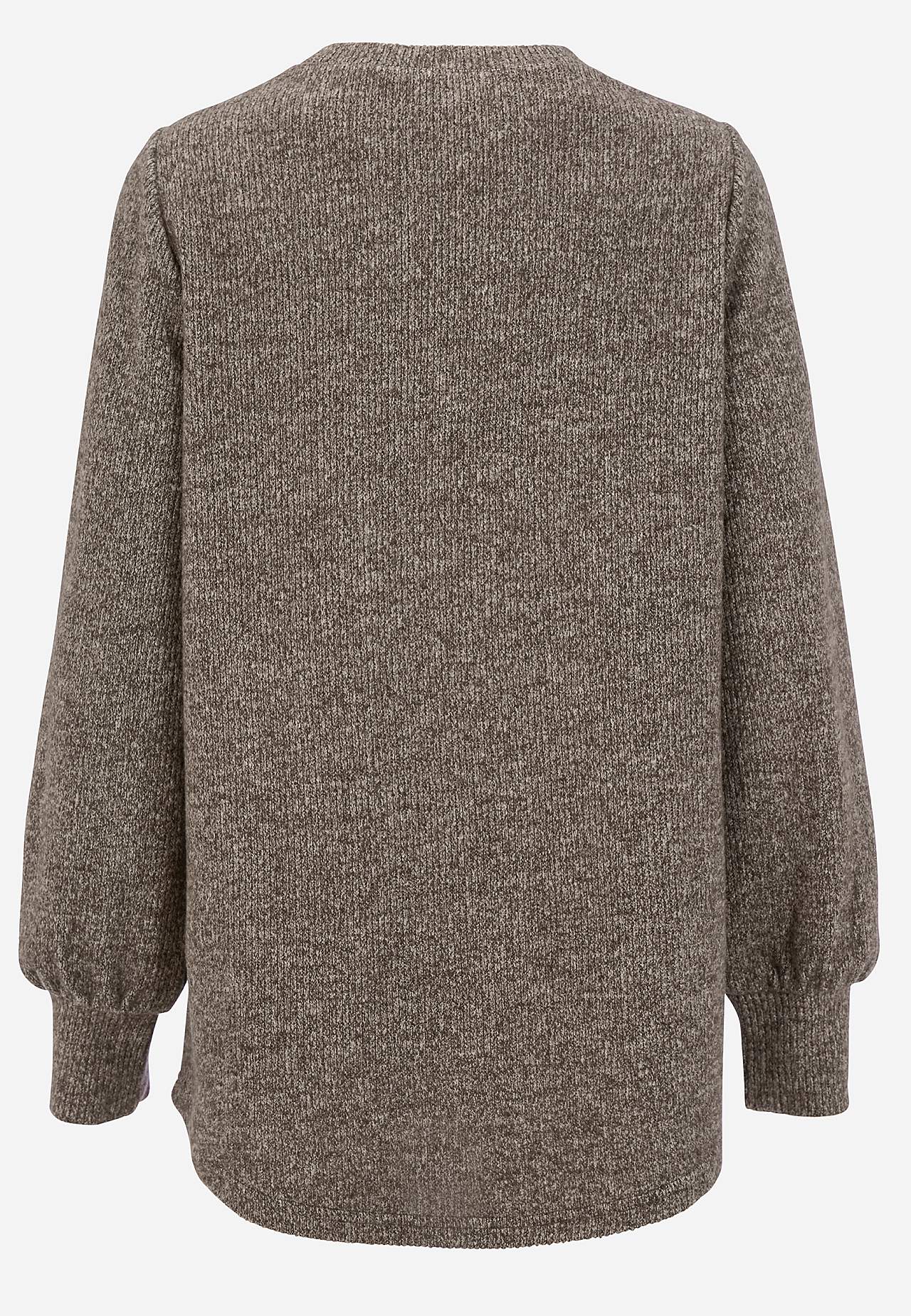Gebreide en zachte sweater