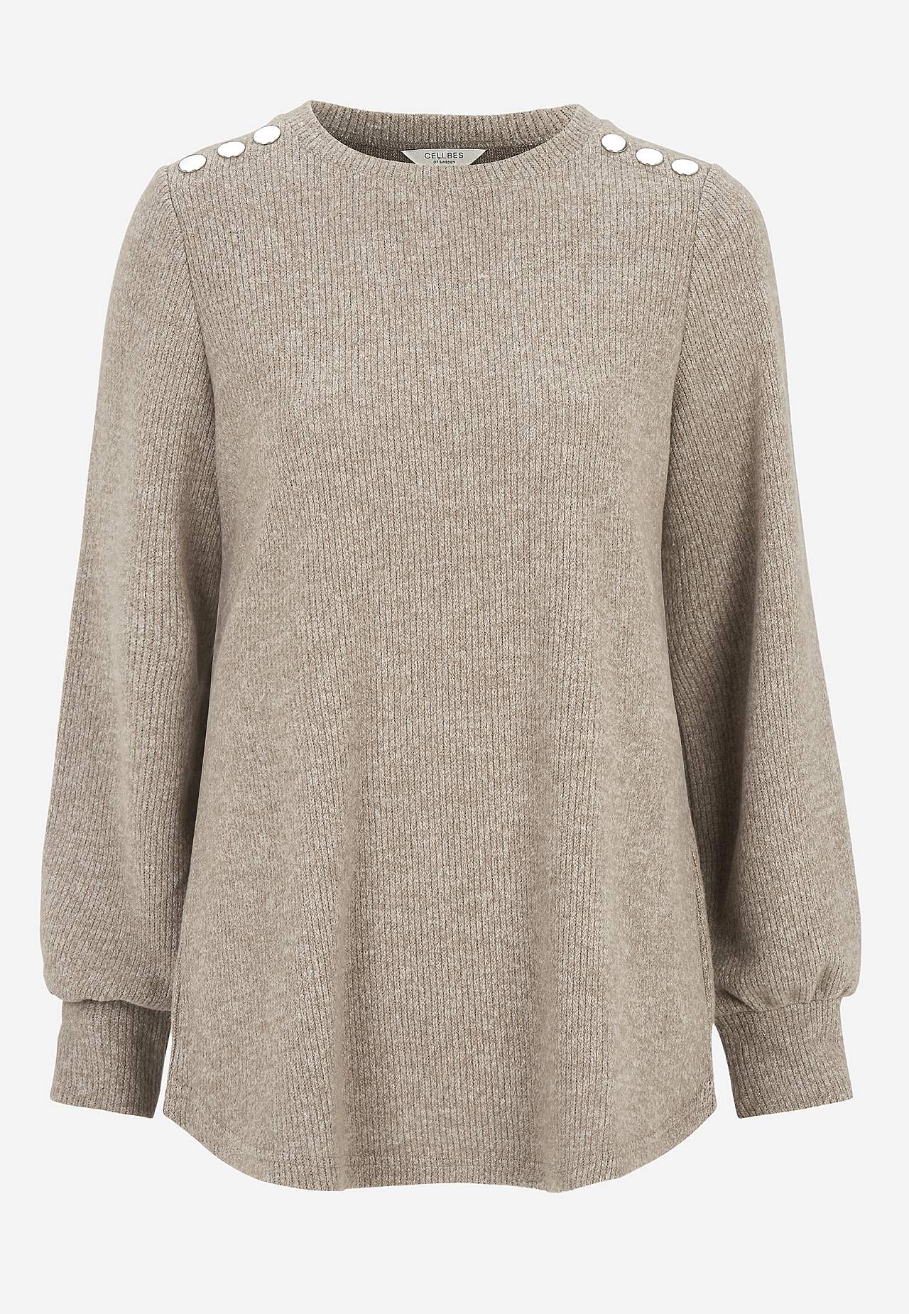 Gebreide en zachte sweater