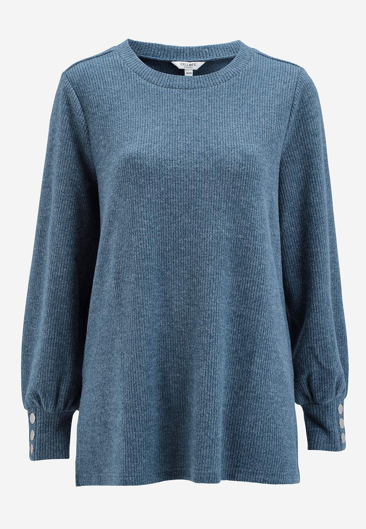 Super zachte tuniek met melange kleuren