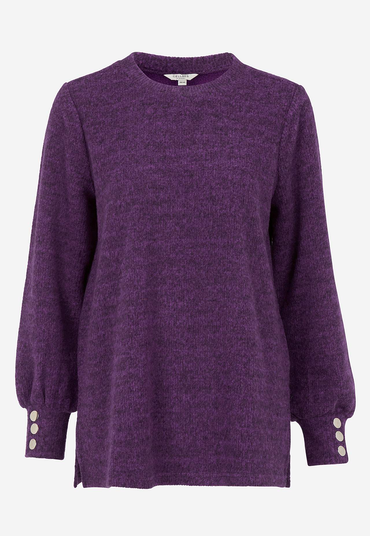 Super zachte tuniek met melange kleuren