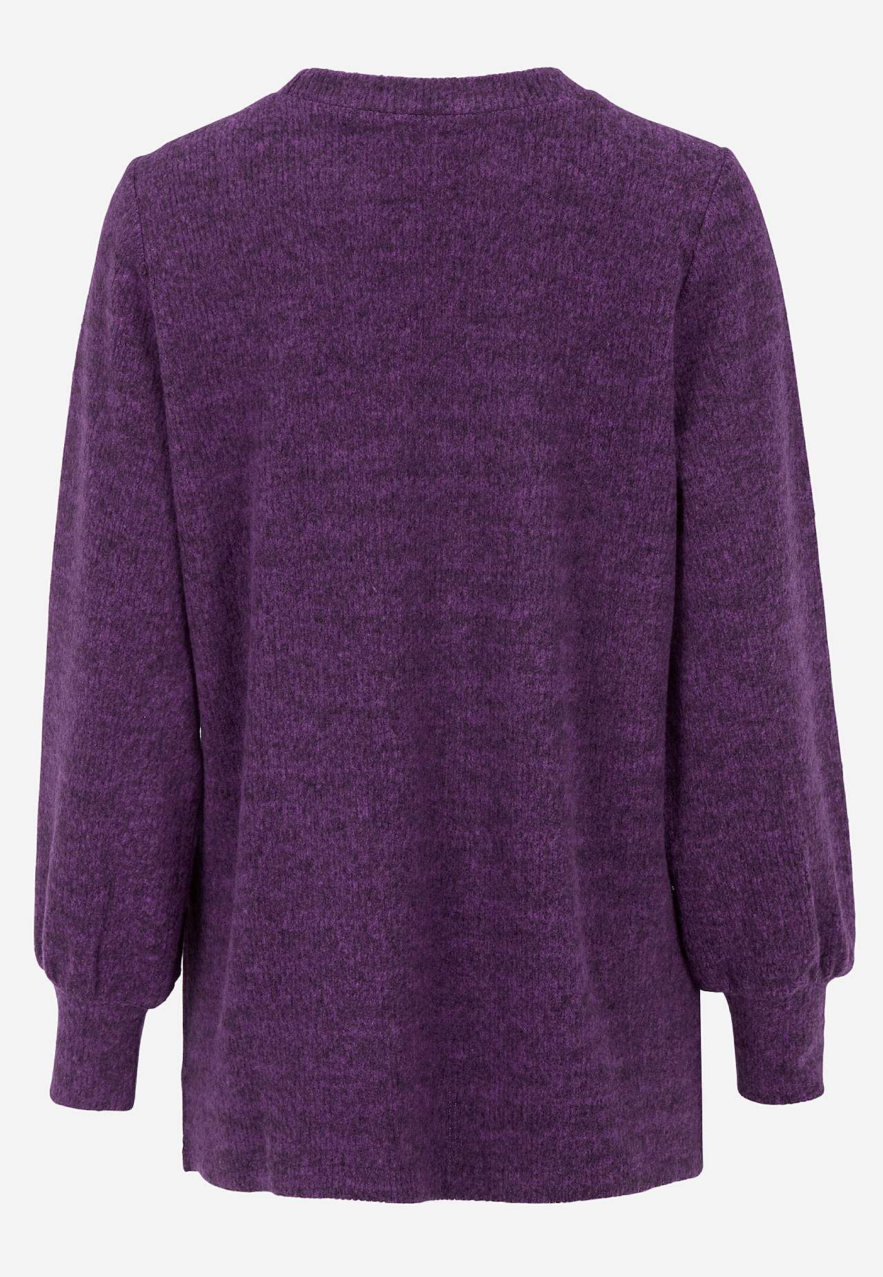 Super zachte tuniek met melange kleuren