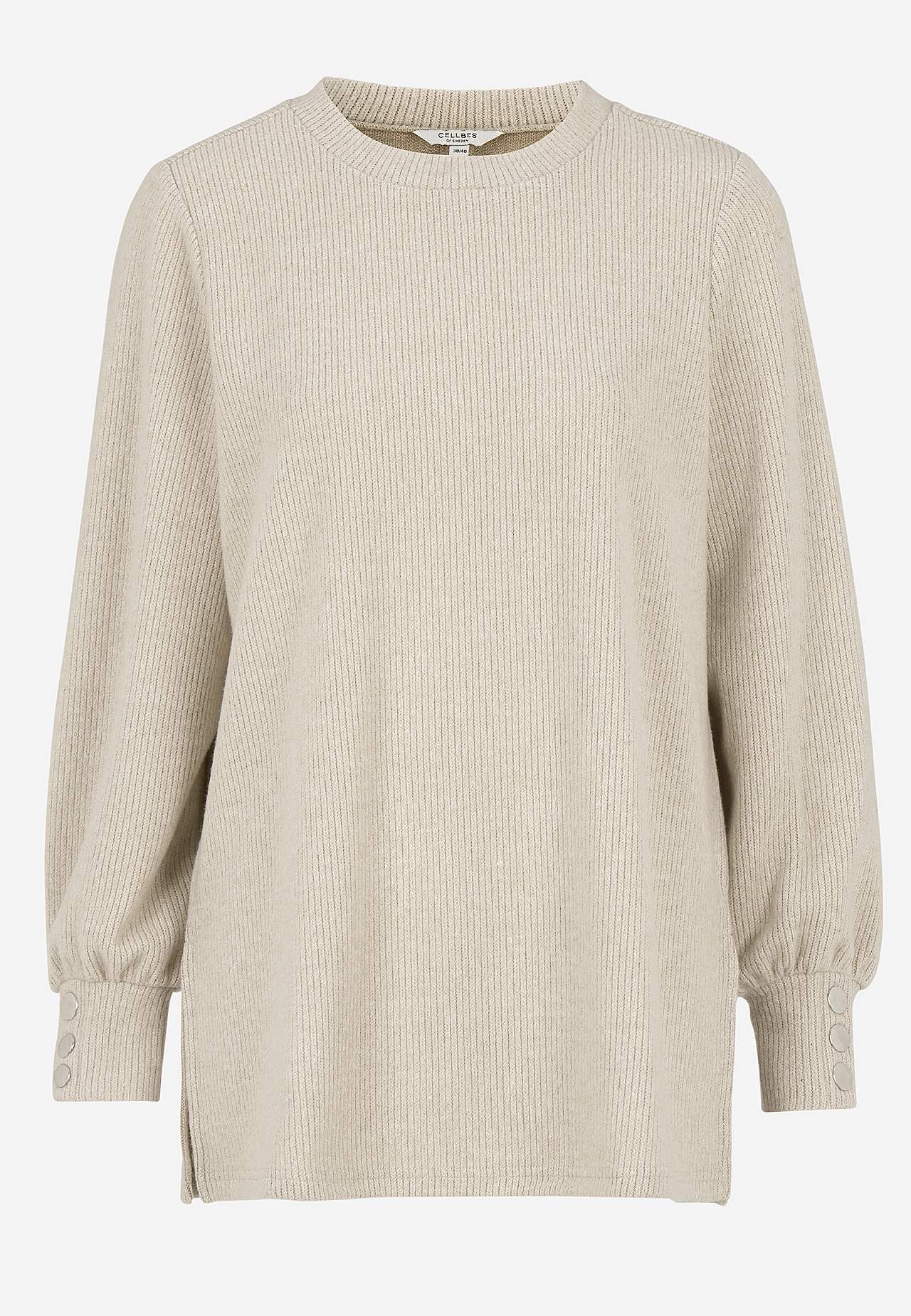 Super zachte tuniek met melange kleuren