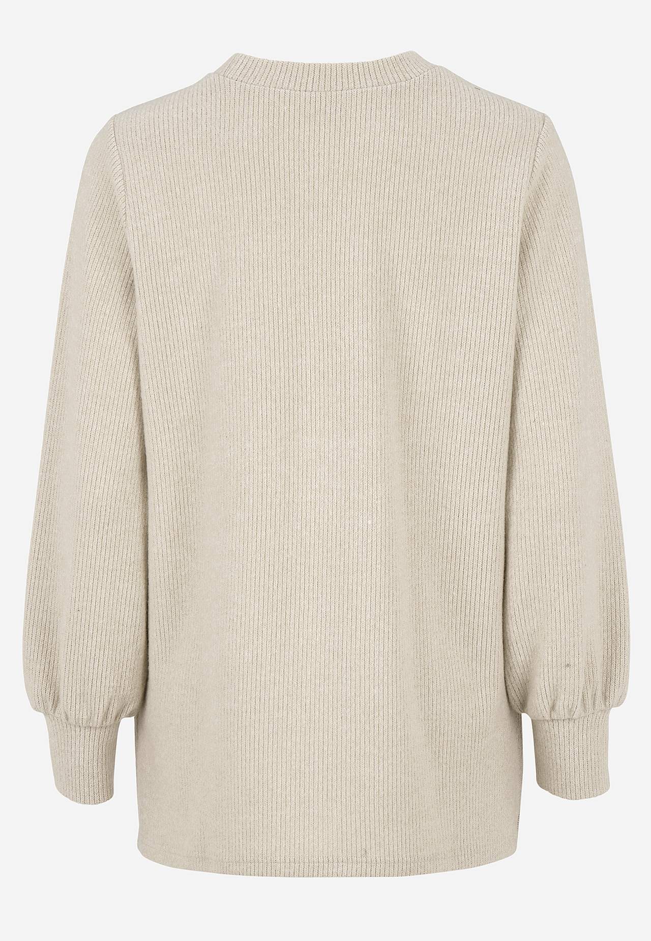 Super zachte tuniek met melange kleuren