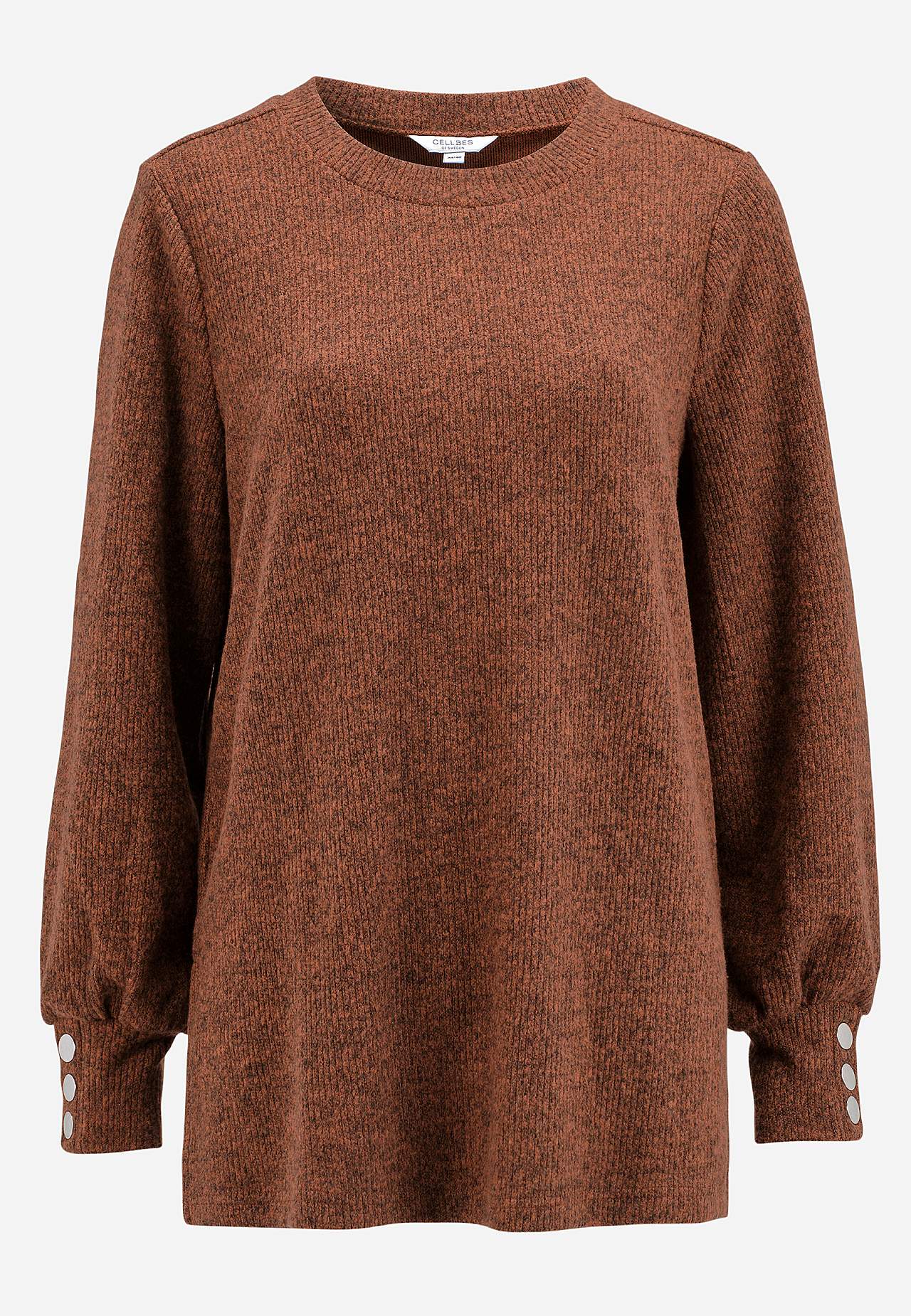 Super zachte tuniek met melange kleuren