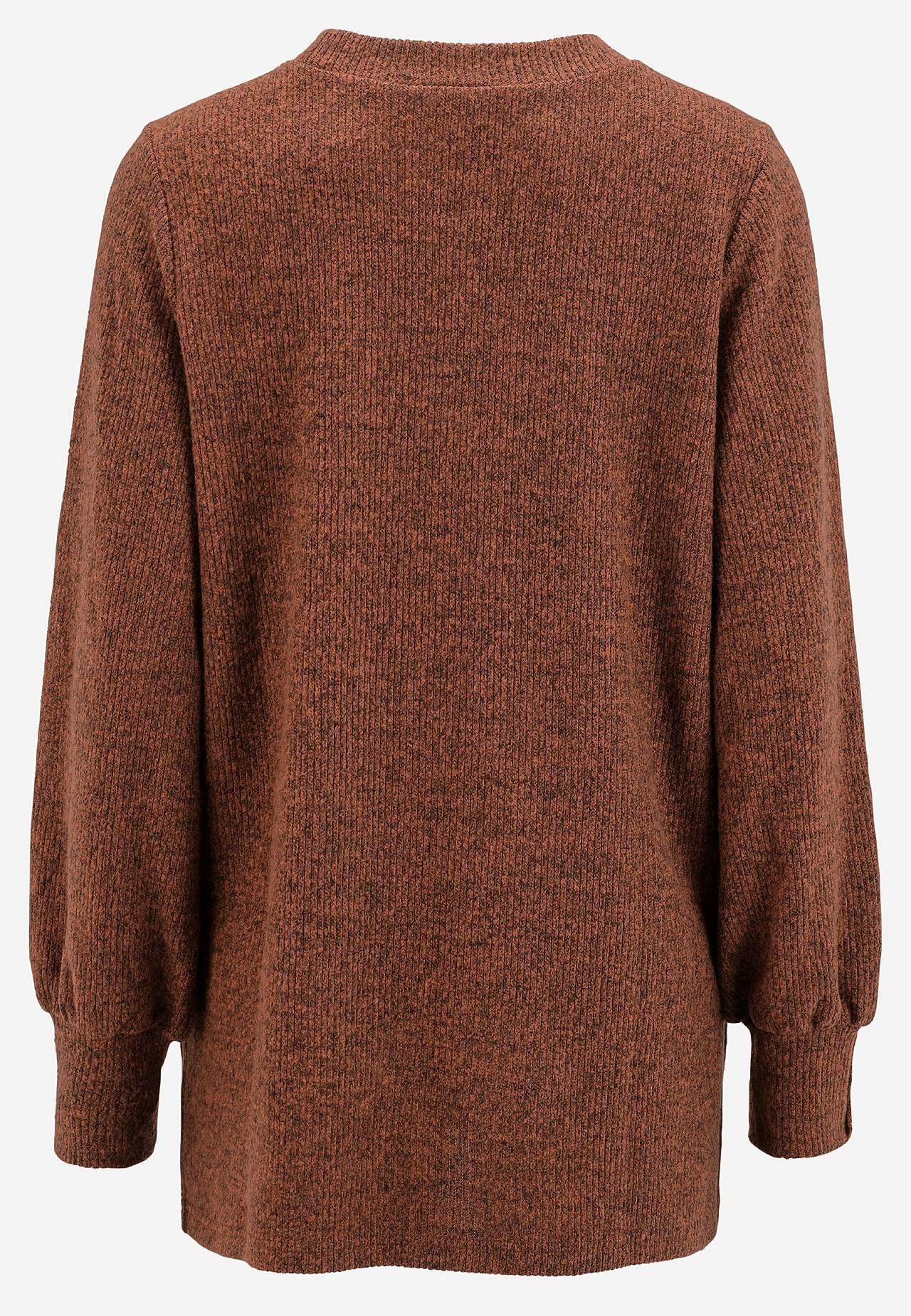 Super zachte tuniek met melange kleuren