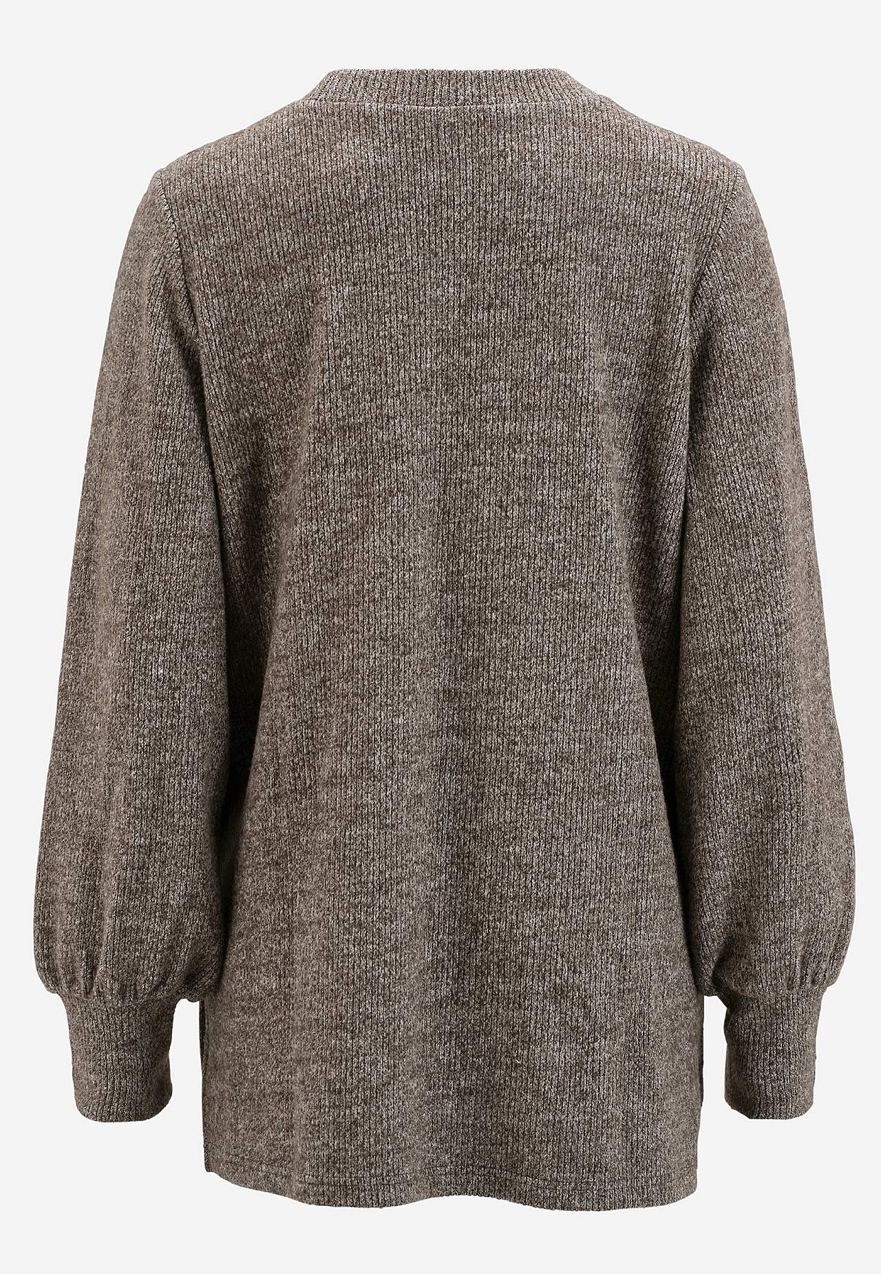 Super zachte tuniek met melange kleuren