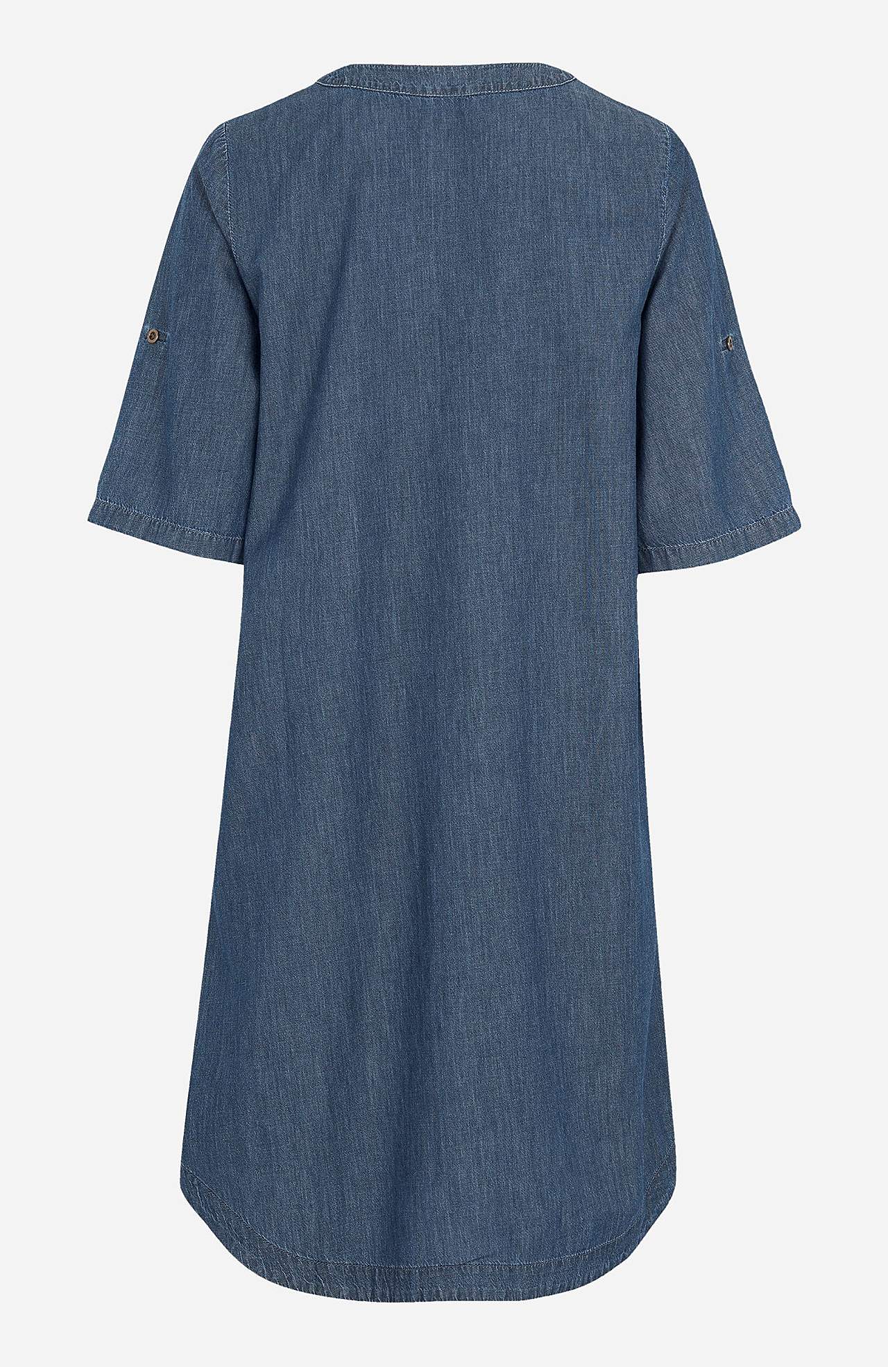 Denim jurk van zacht gewassen denim