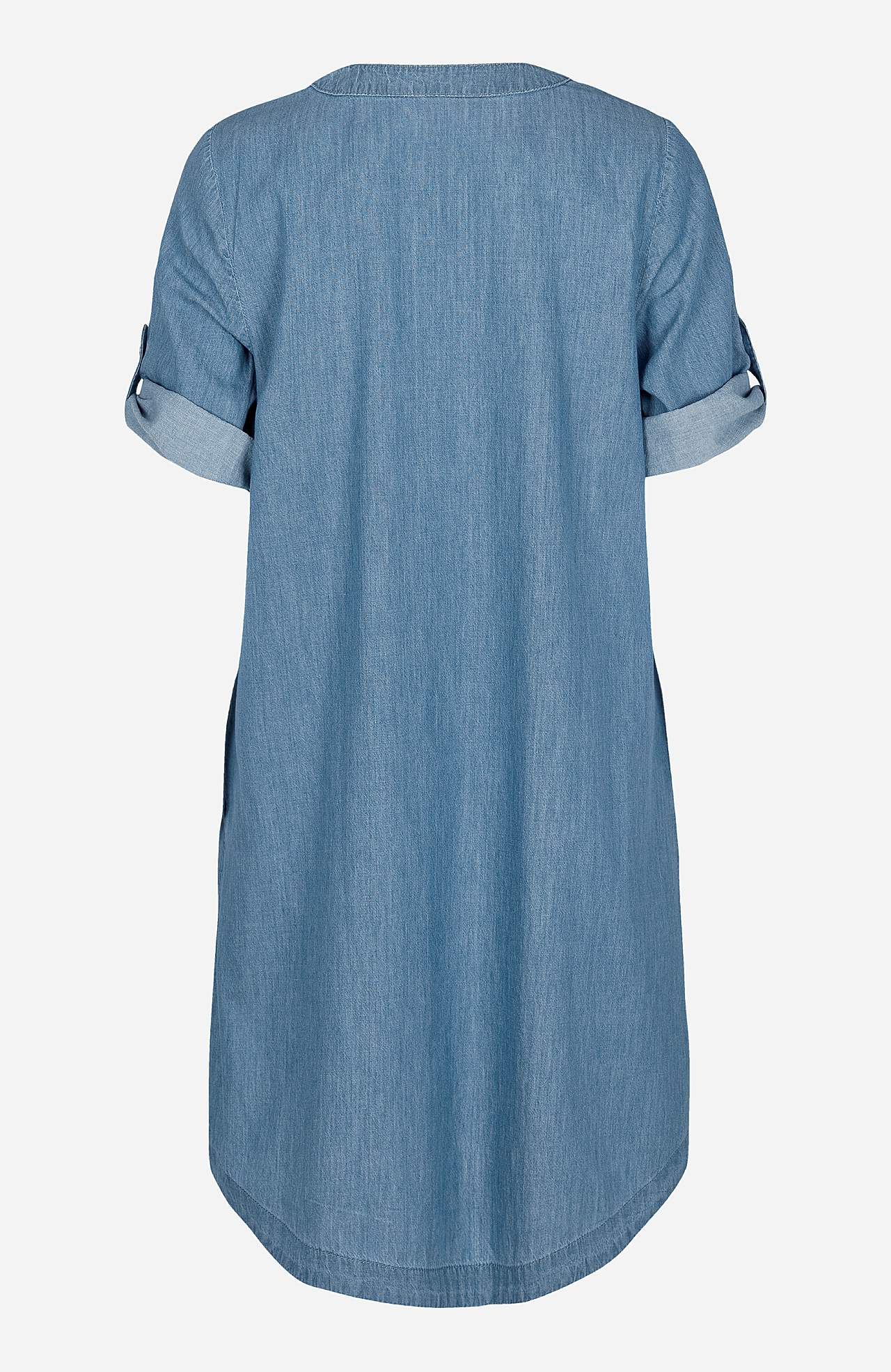 Denim jurk van zacht gewassen denim