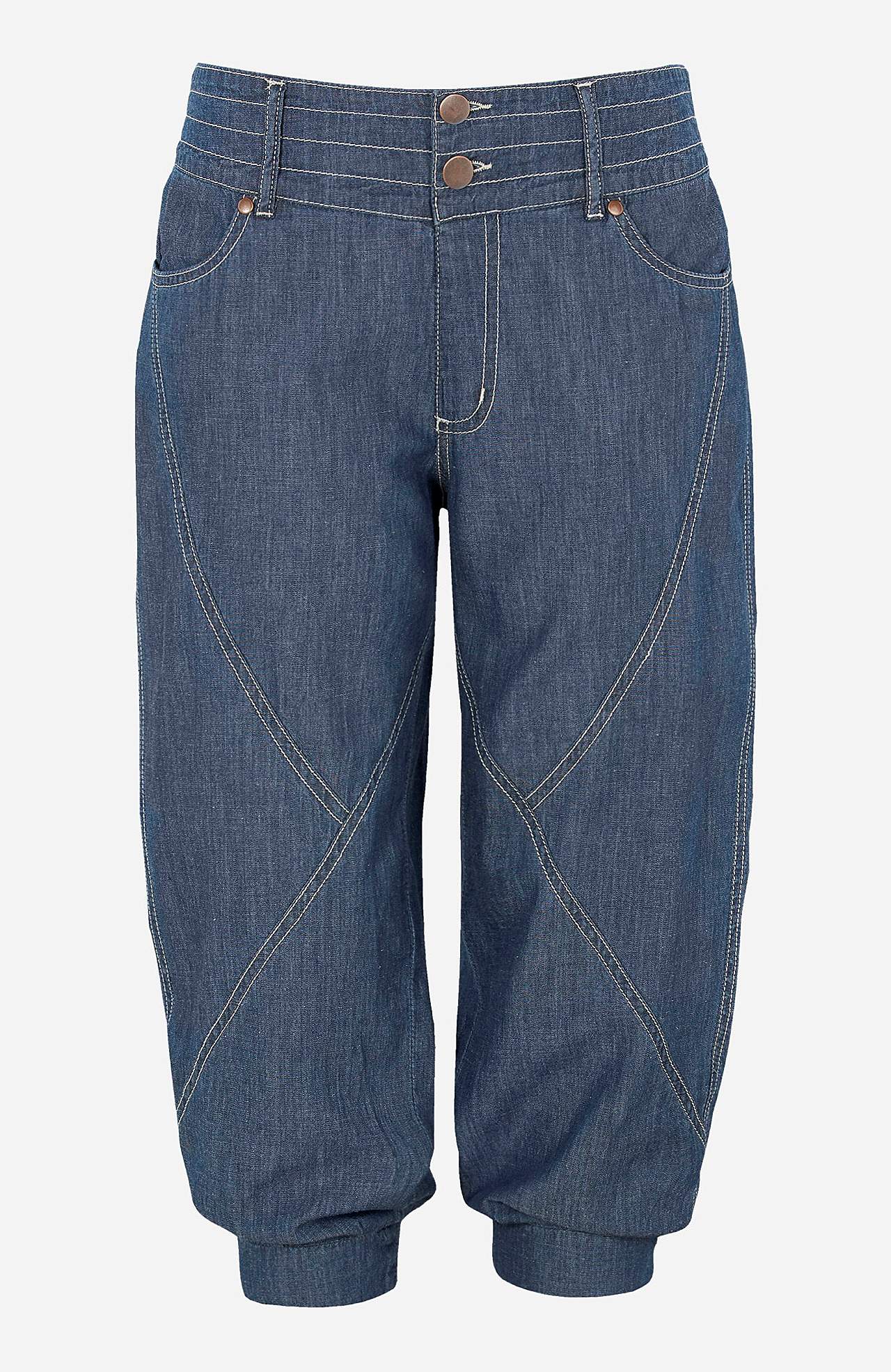 Gevlochten capribroek Janelle