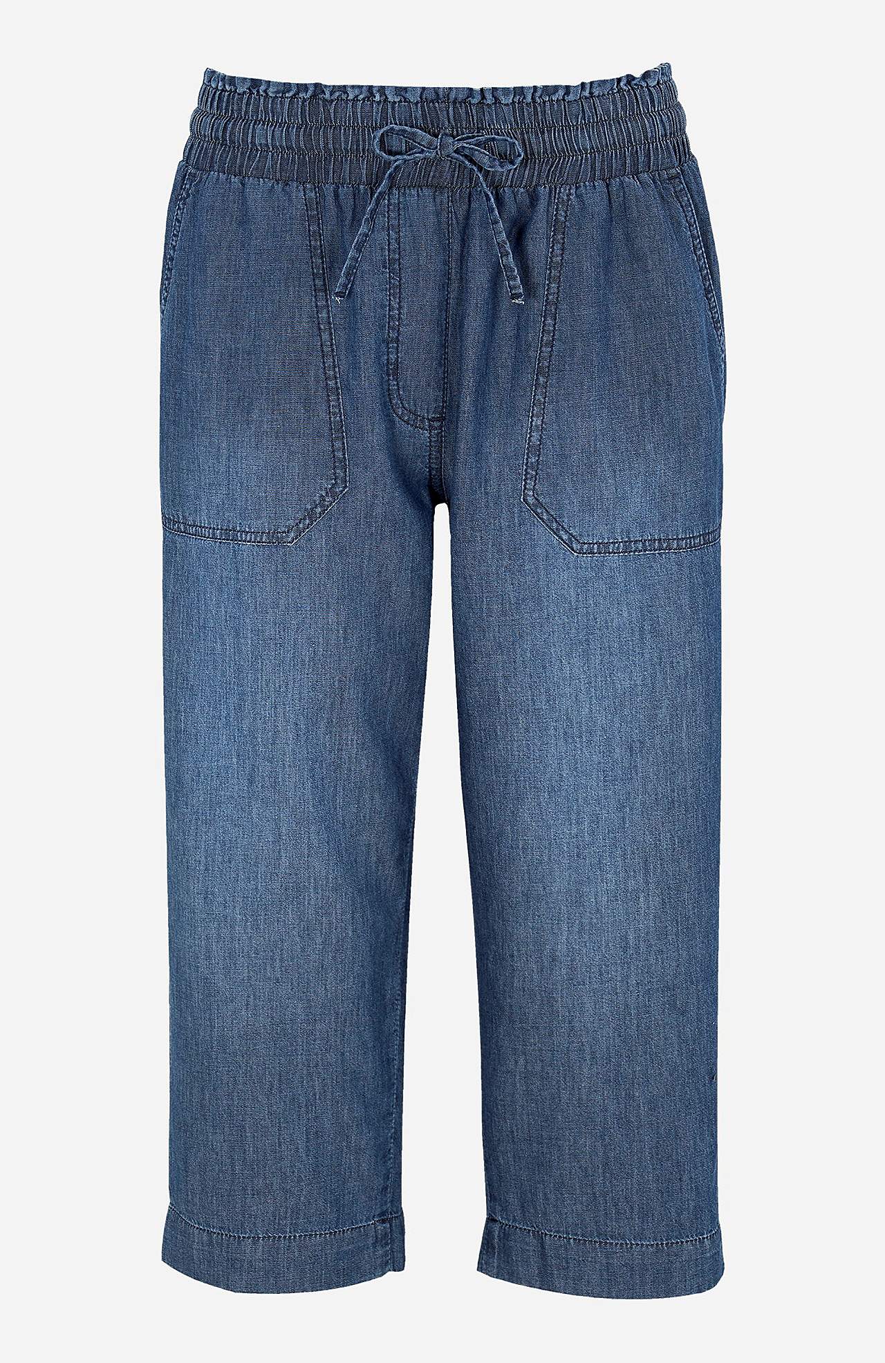 Informele capribroek van denim Jade
