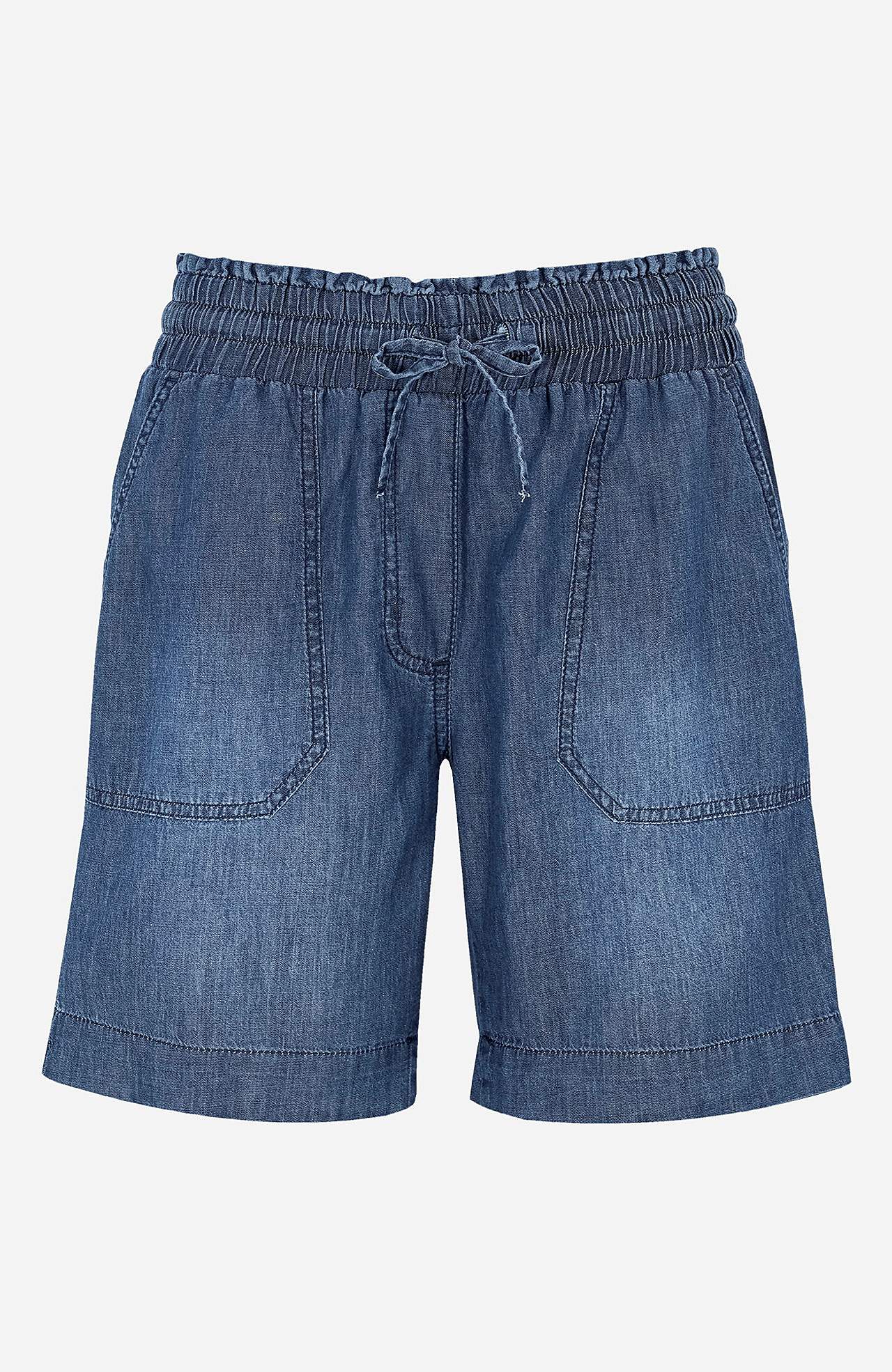 Short van gewassen denim Jade