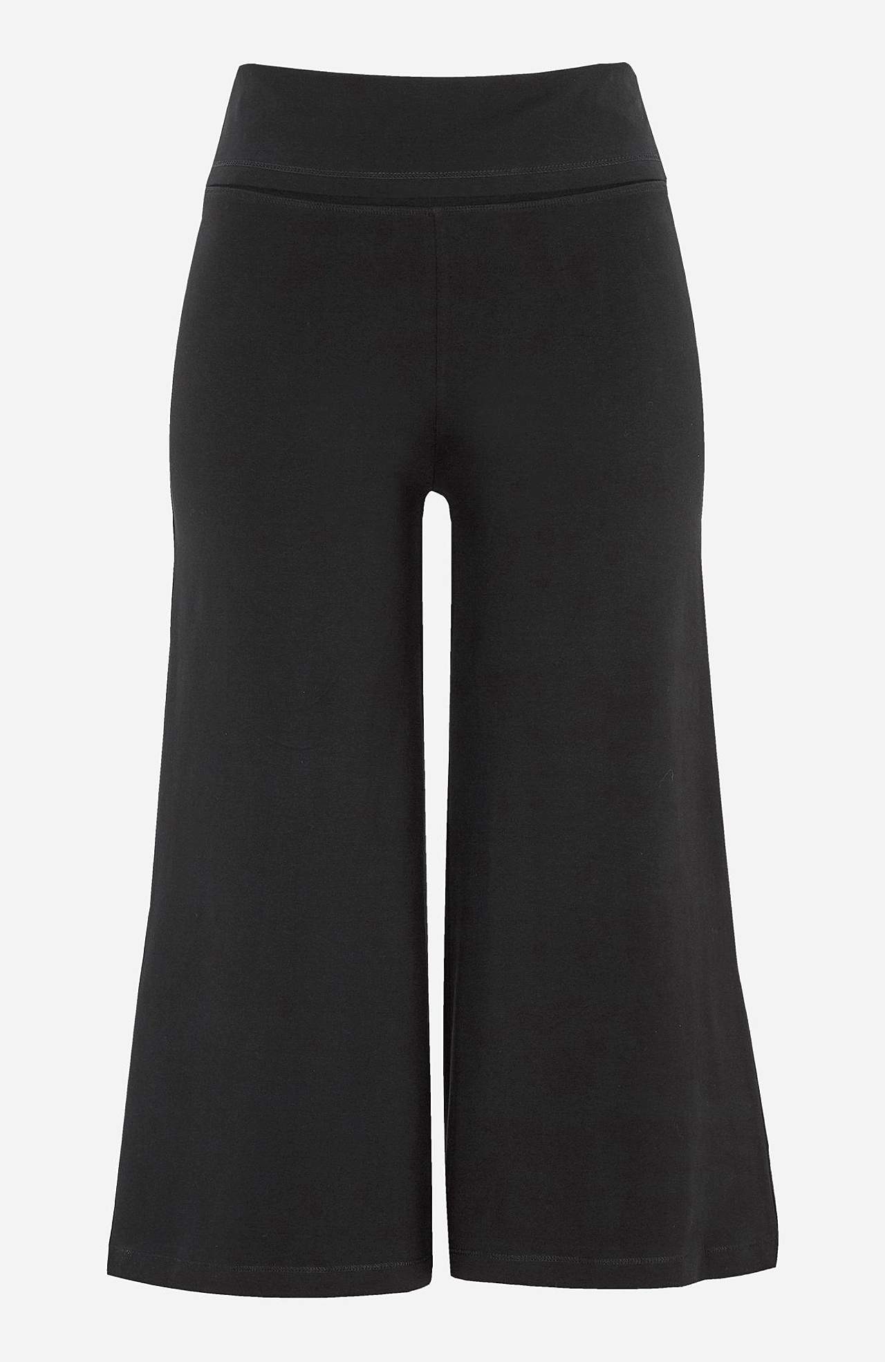 Capri broek met brede ceintuur