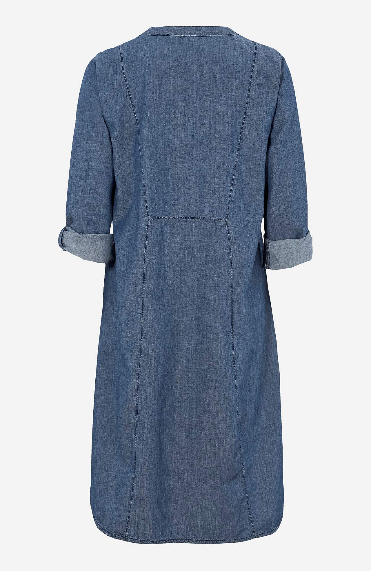 Ruime denim jurk