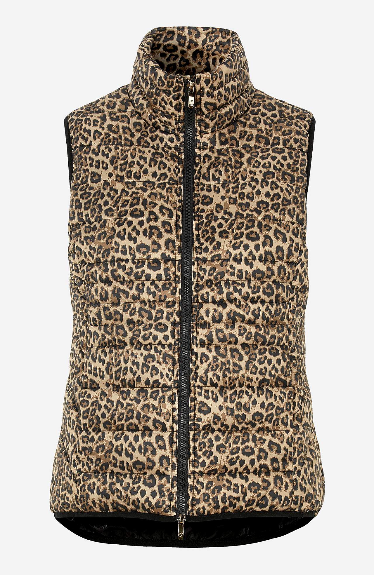 Licht getailleerd vest met patroon