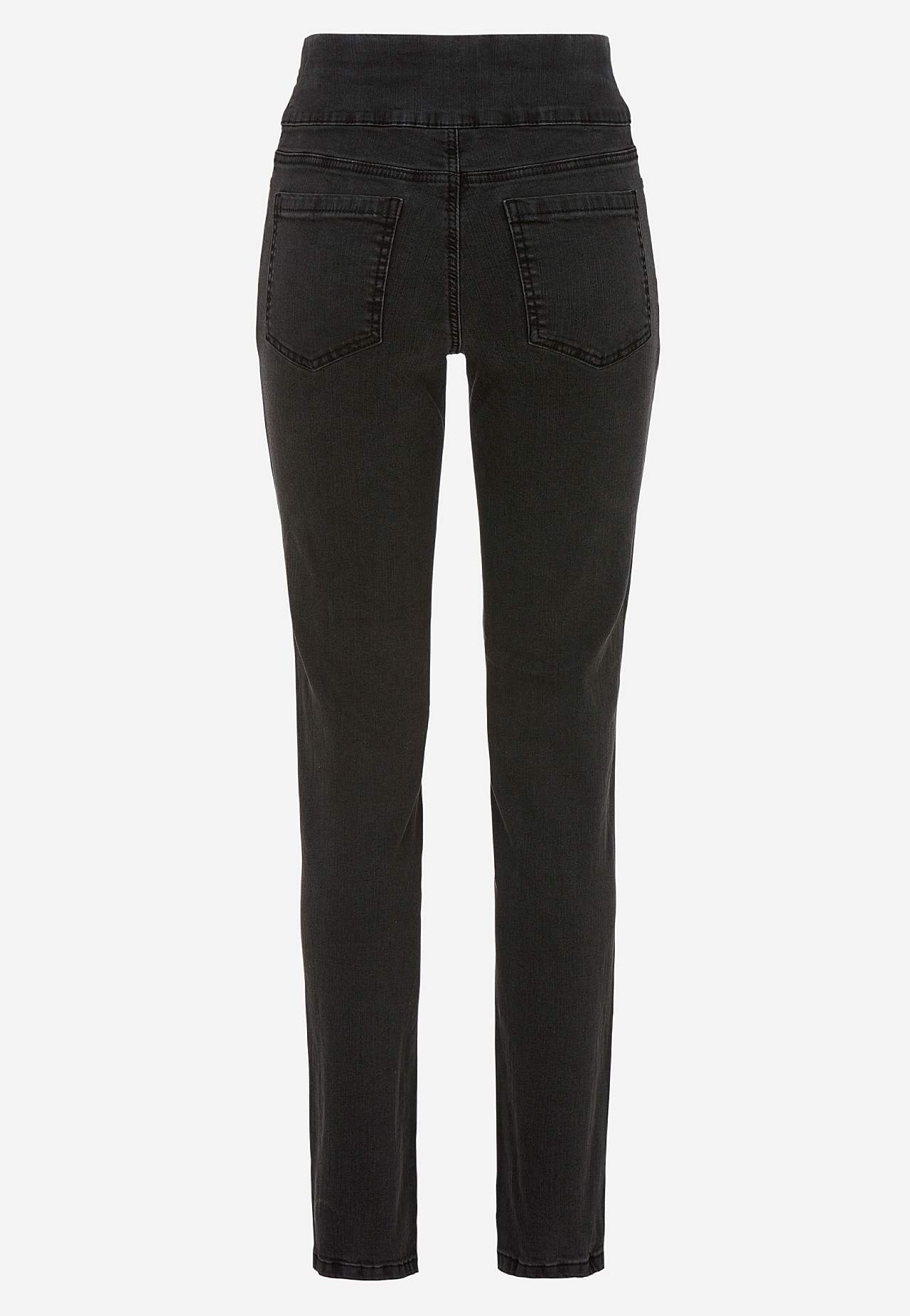 Elastische jegging met hoge elastische taille