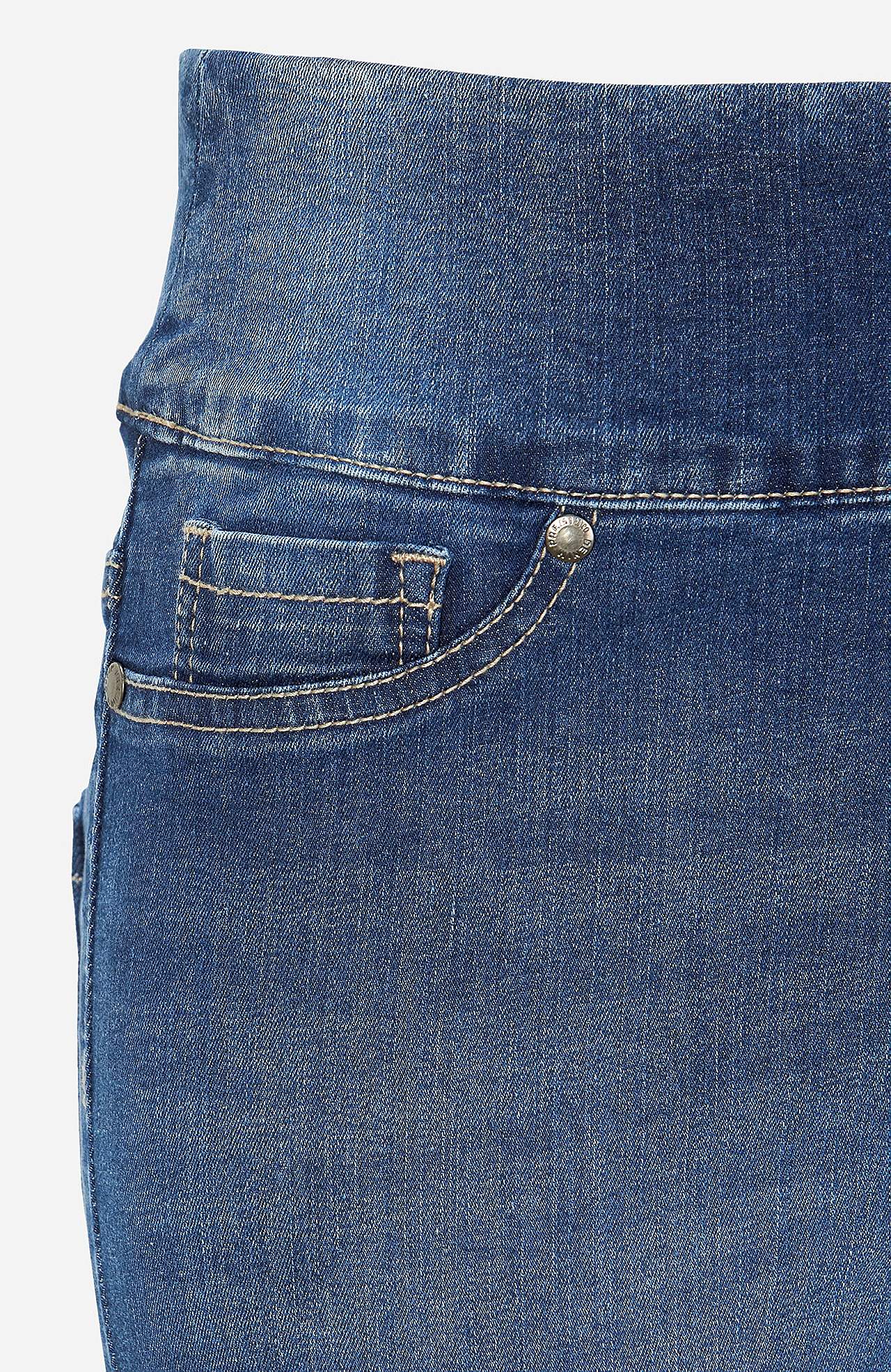 Elastische jegging met hoge elastische taille