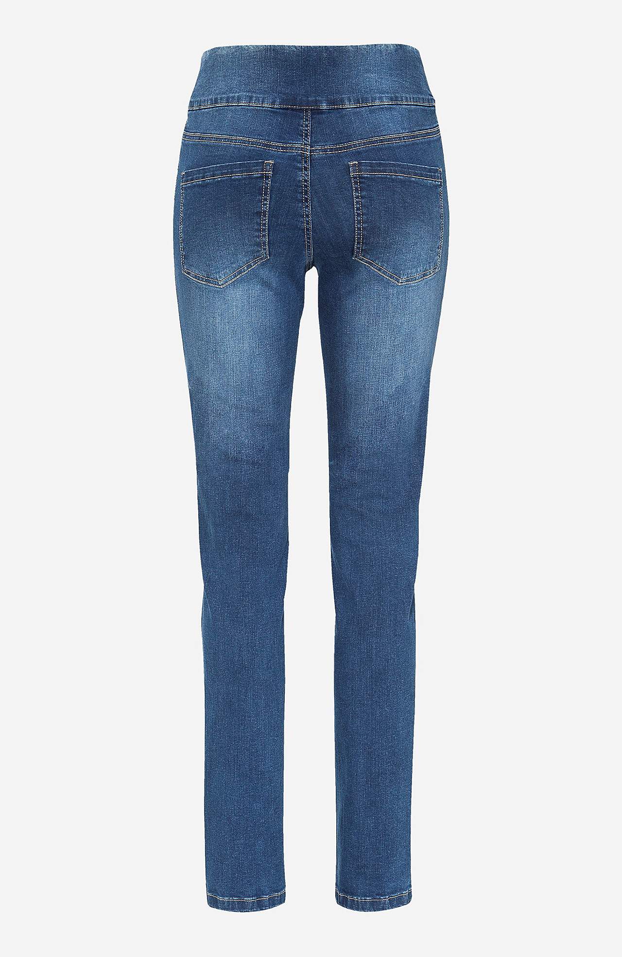 Elastische jegging met hoge elastische taille