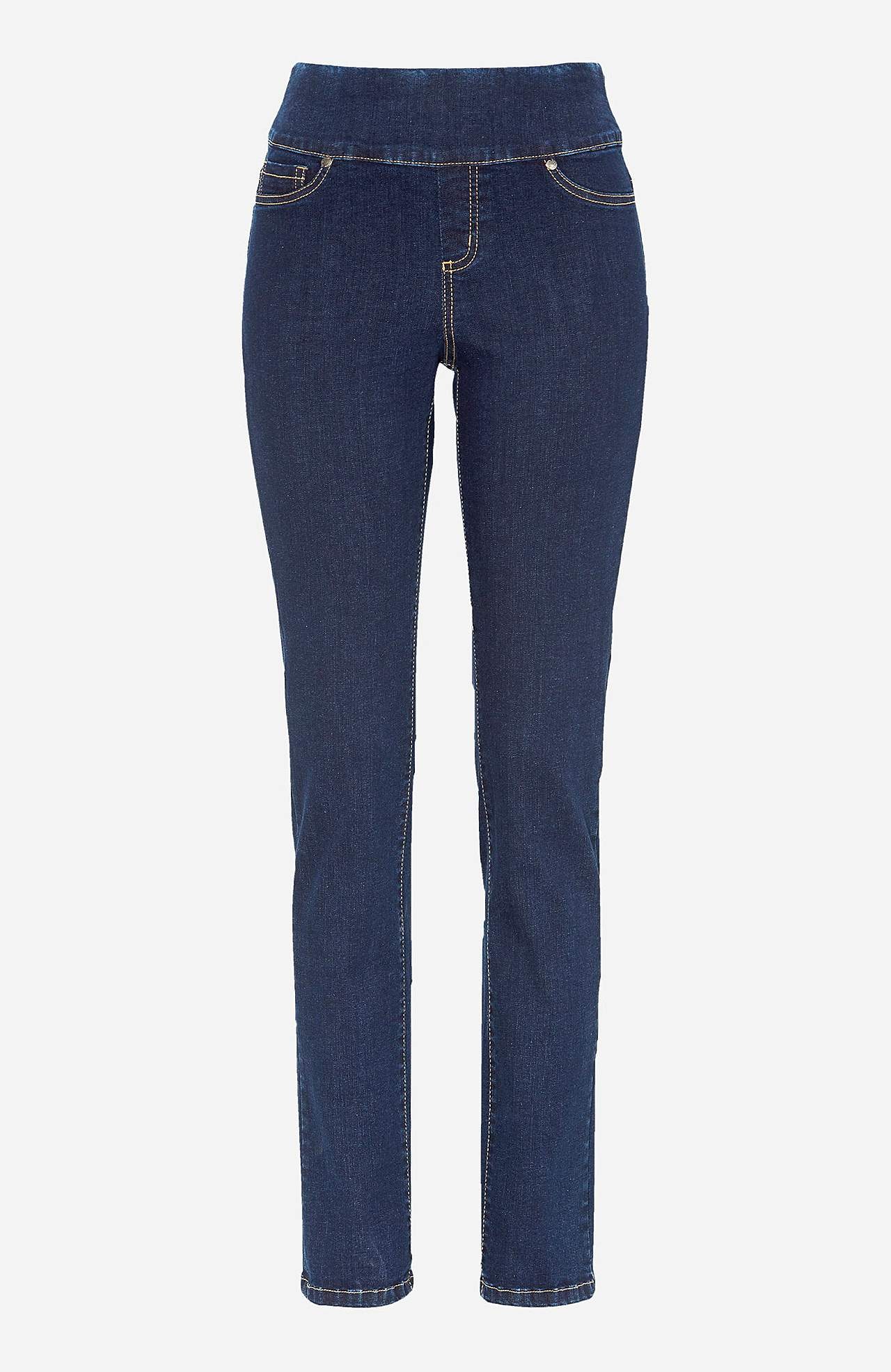 Elastische jegging met hoge elastische taille