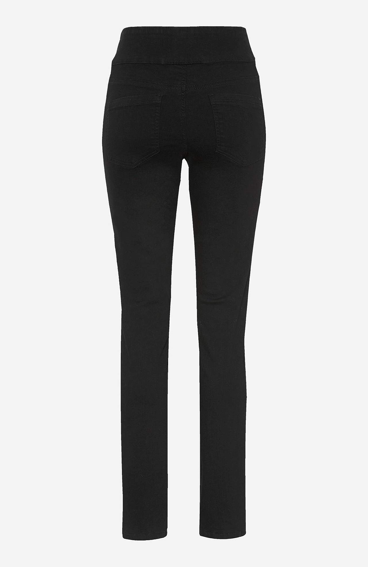 Elastische jegging met hoge elastische taille