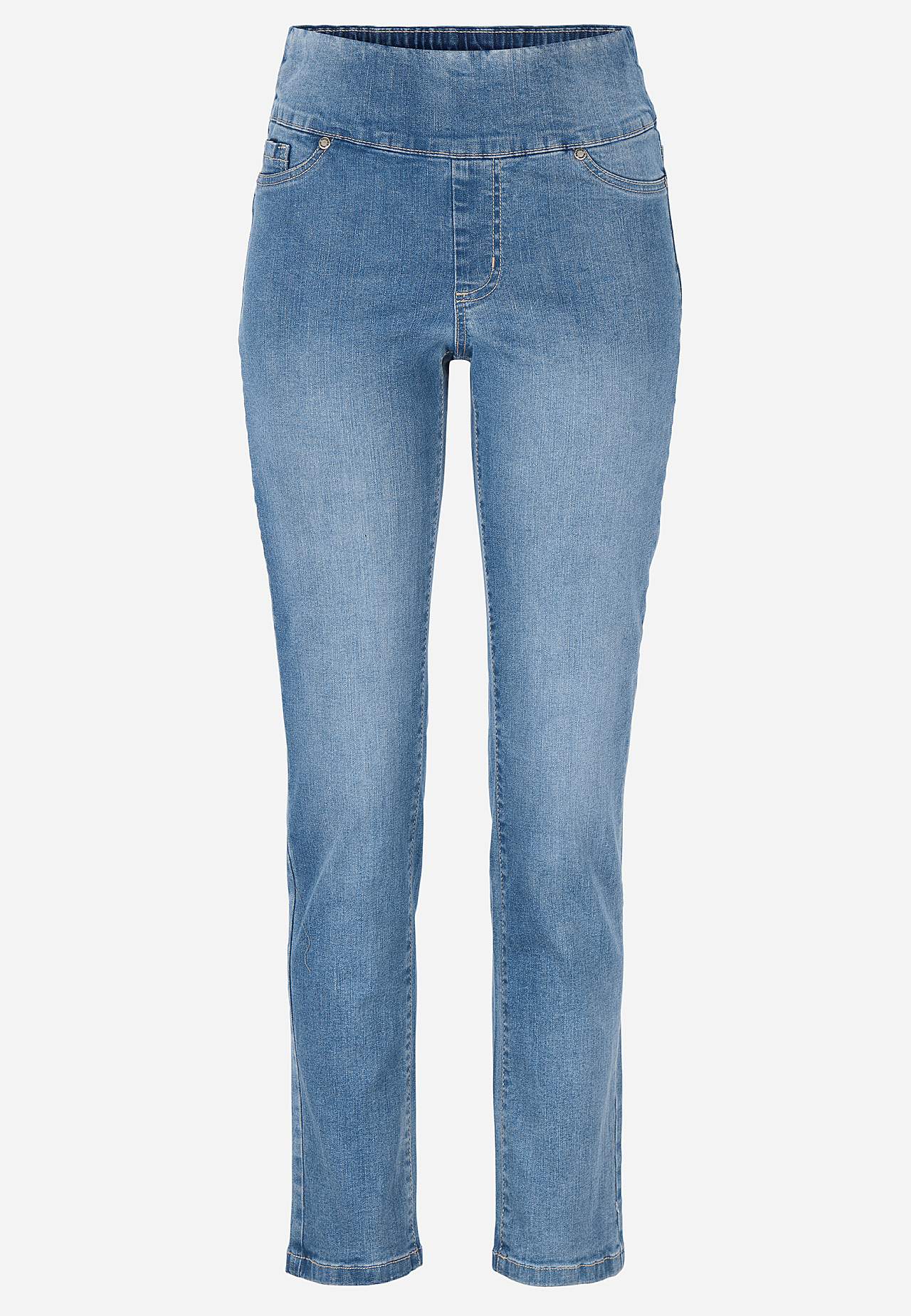 Elastische jegging met hoge elastische taille Elin