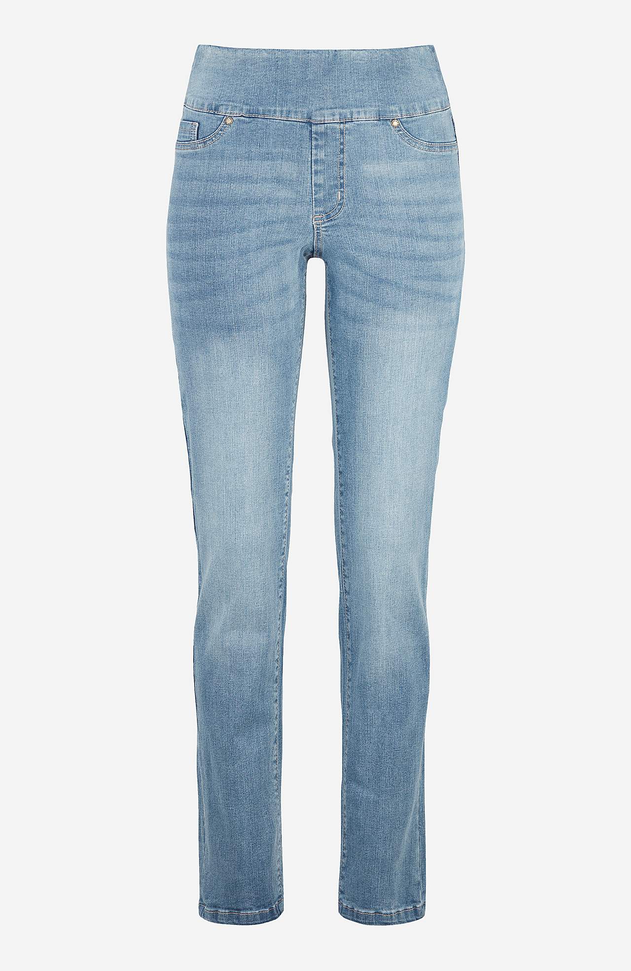 Elastische jegging met hoge elastische taille