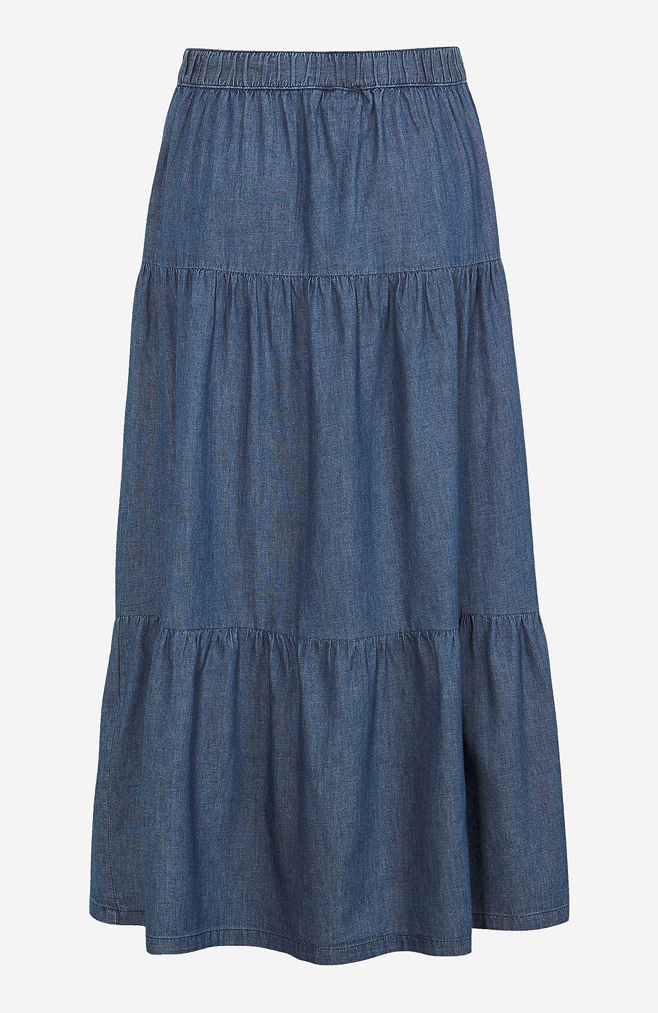 Ruchen rok van denim