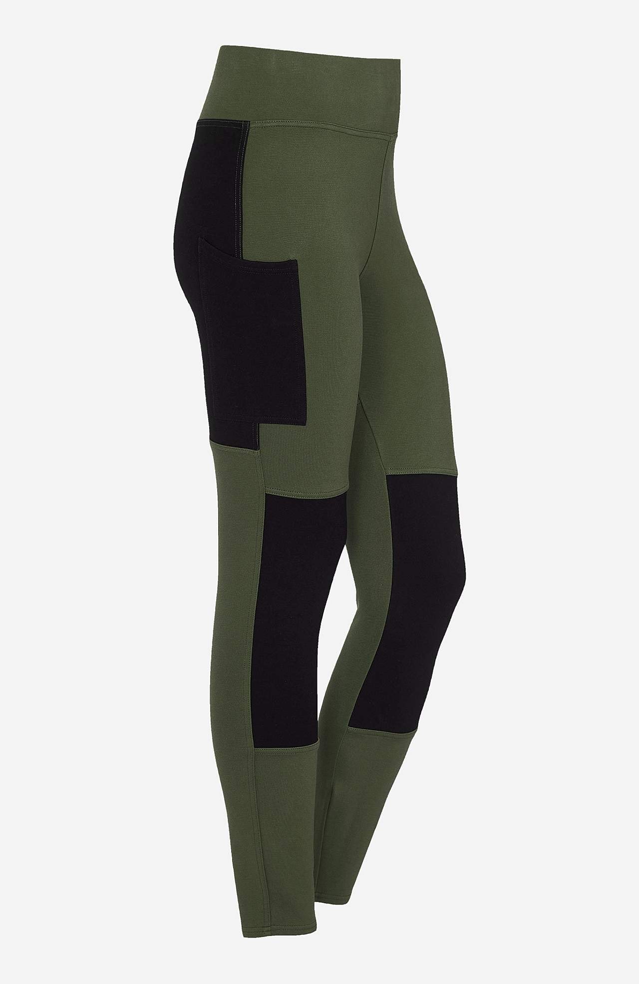 Legging met zijzakken