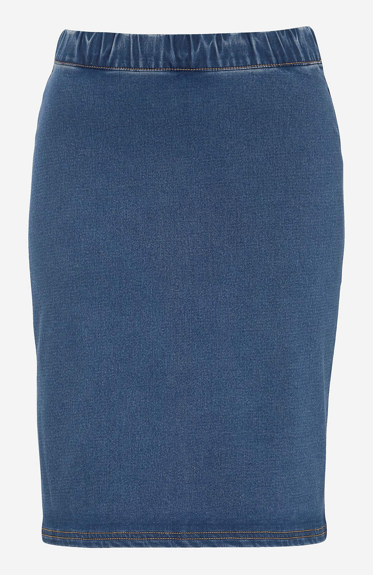 Denimrok van zacht tricot