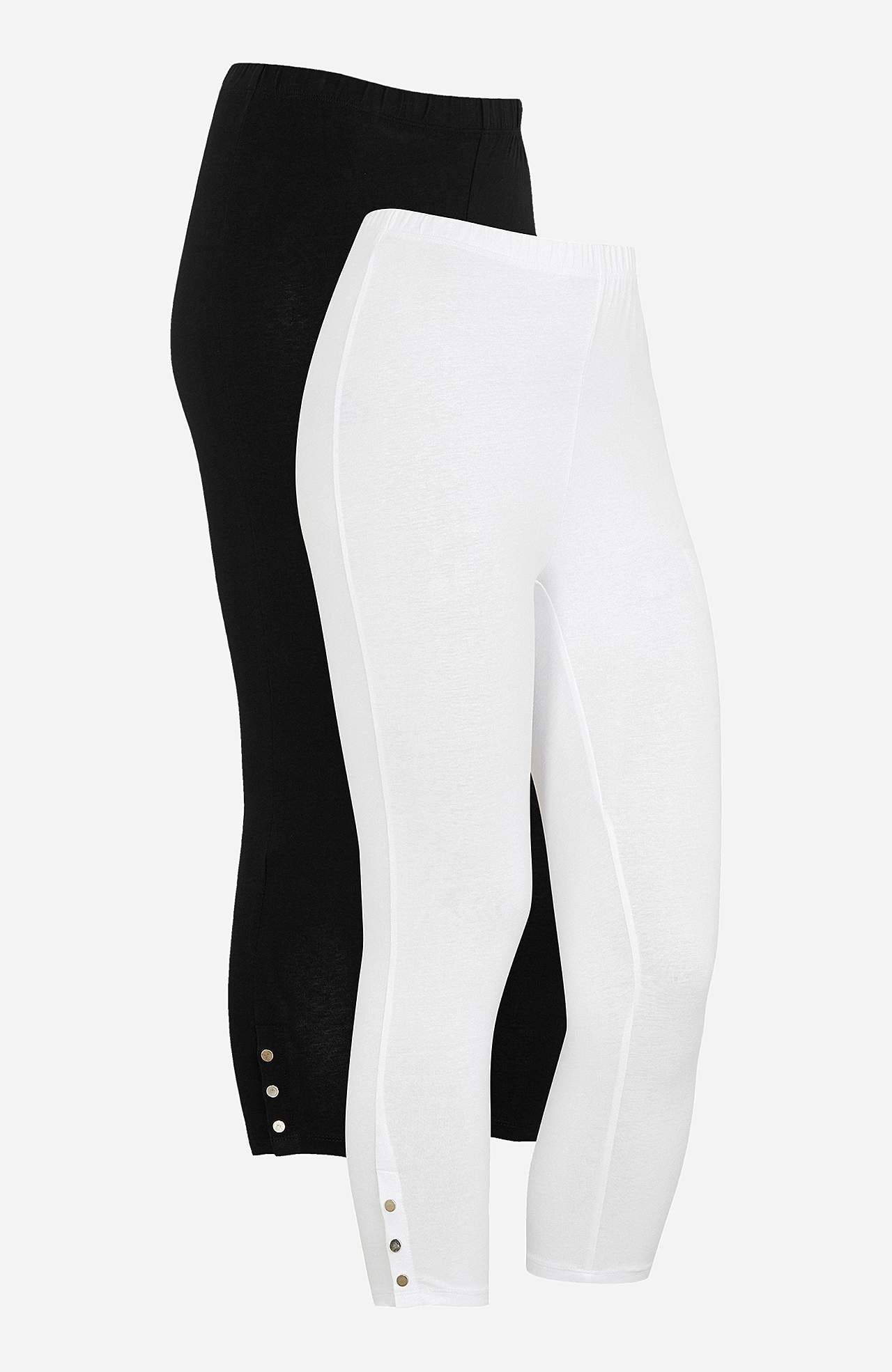 Capri legging met mooie knoop details Milly Set van 2