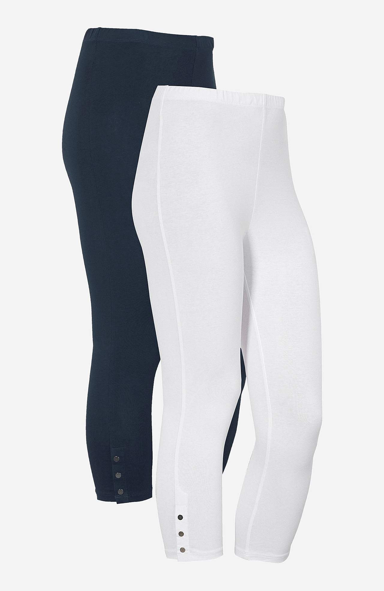 Capri legging met mooie knoop details Milly Set van 2