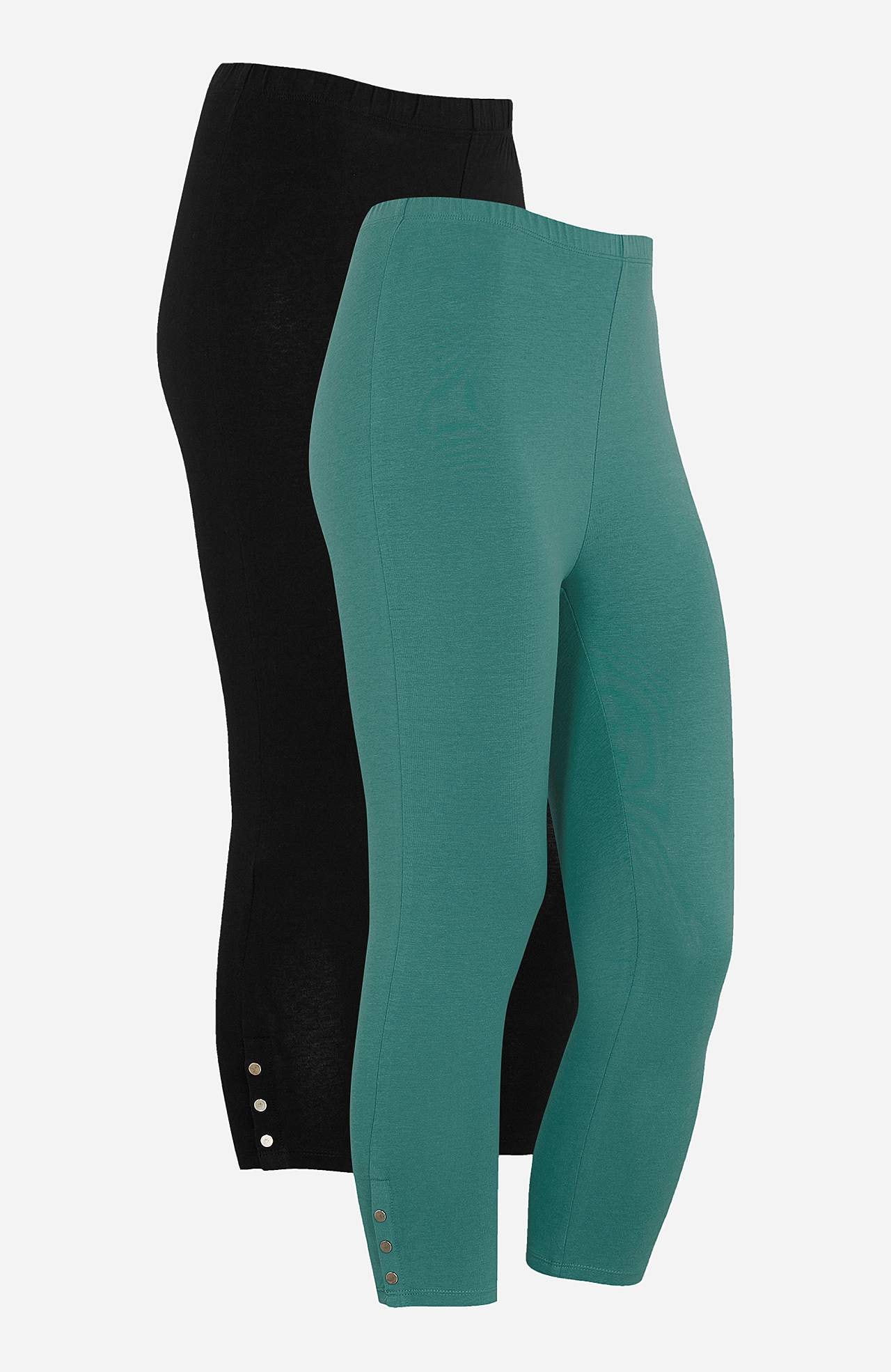 Capri legging met mooie knoop details Milly Set van 2