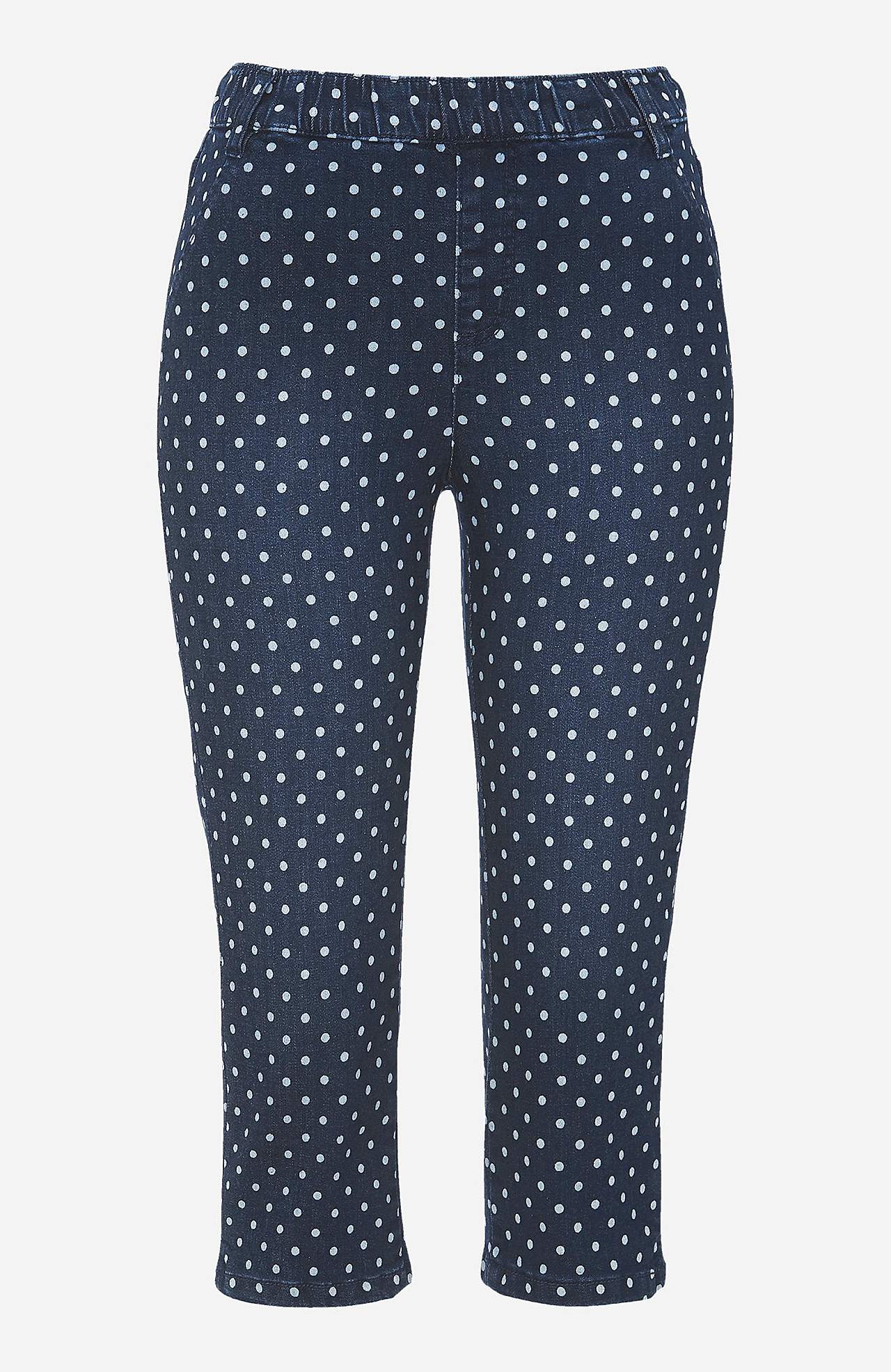 Comfortabelle en gestippelde capri-jegging Noomi