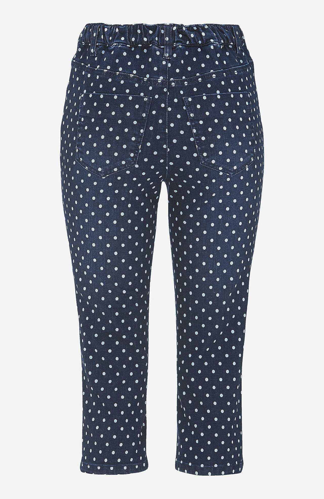 Comfortabelle en gestippelde capri-jegging Noomi