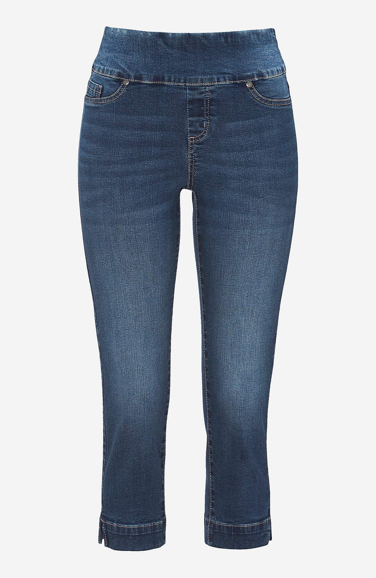 Super comfortabele capri-jegging van denim Elin