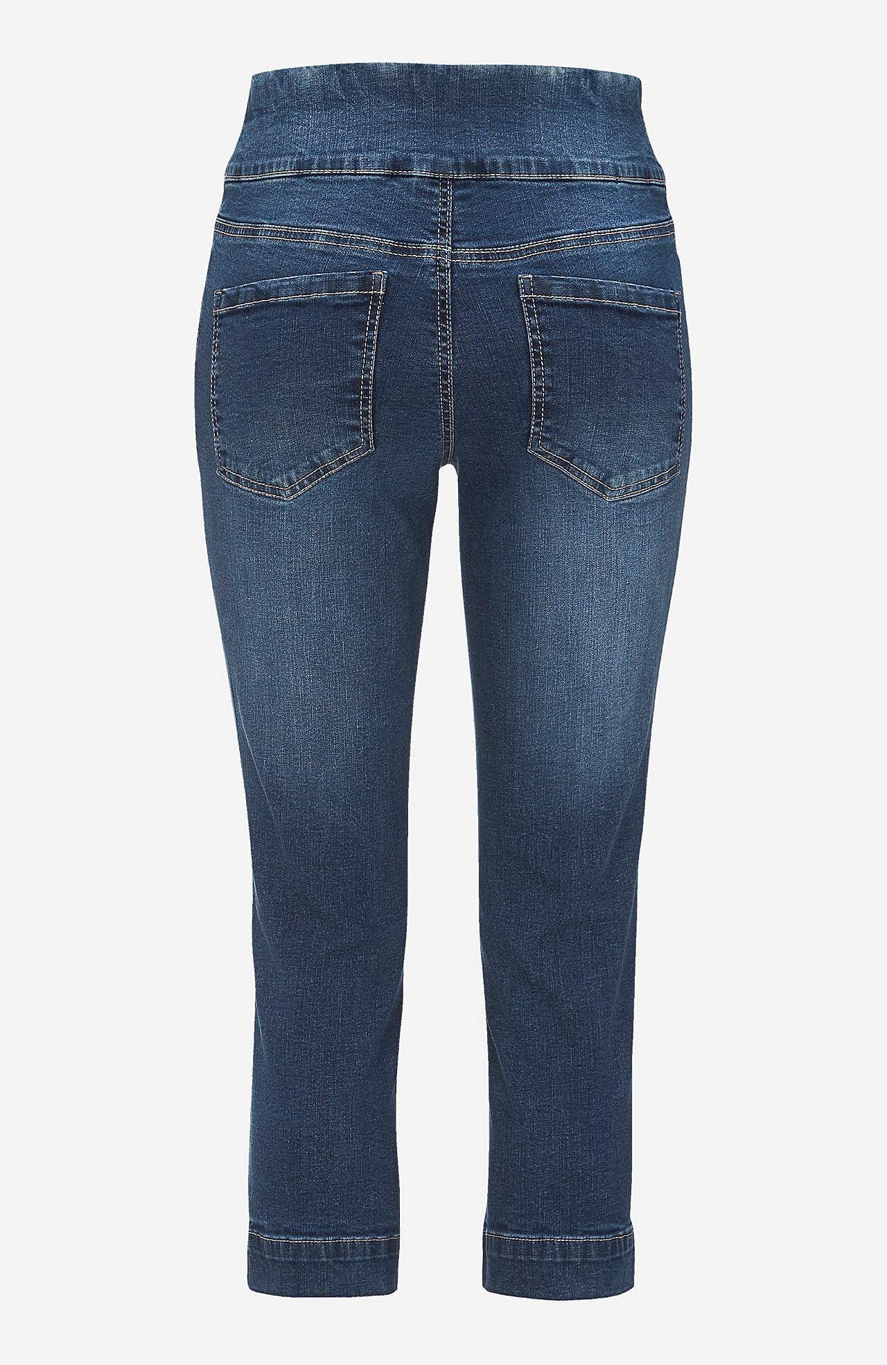 Super comfortabele capri-jegging van denim Elin