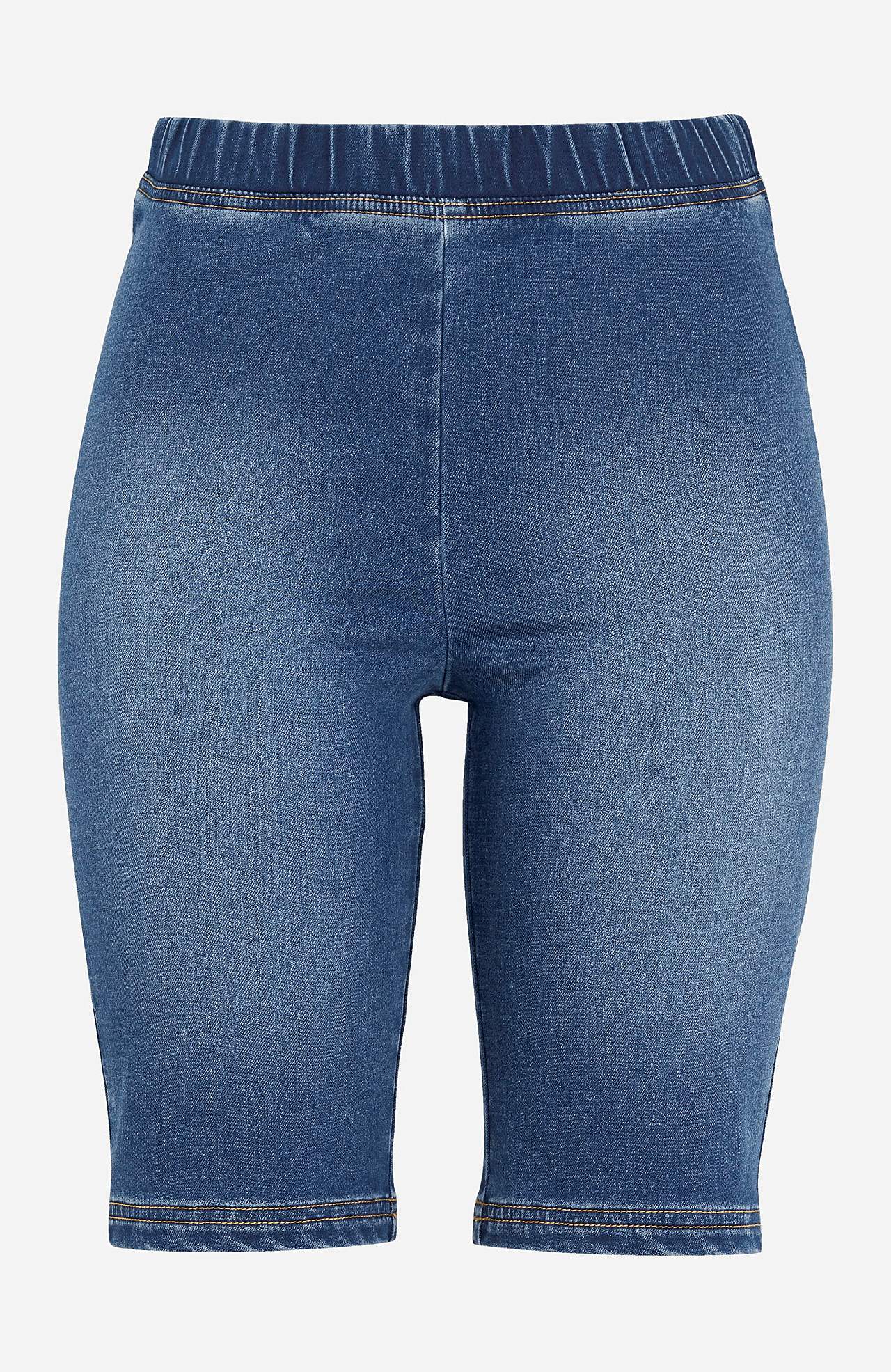 Fietsshort van denim