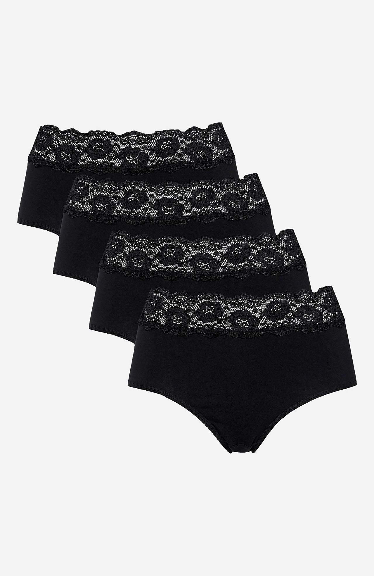 Midi-slip van katoen Set van 4