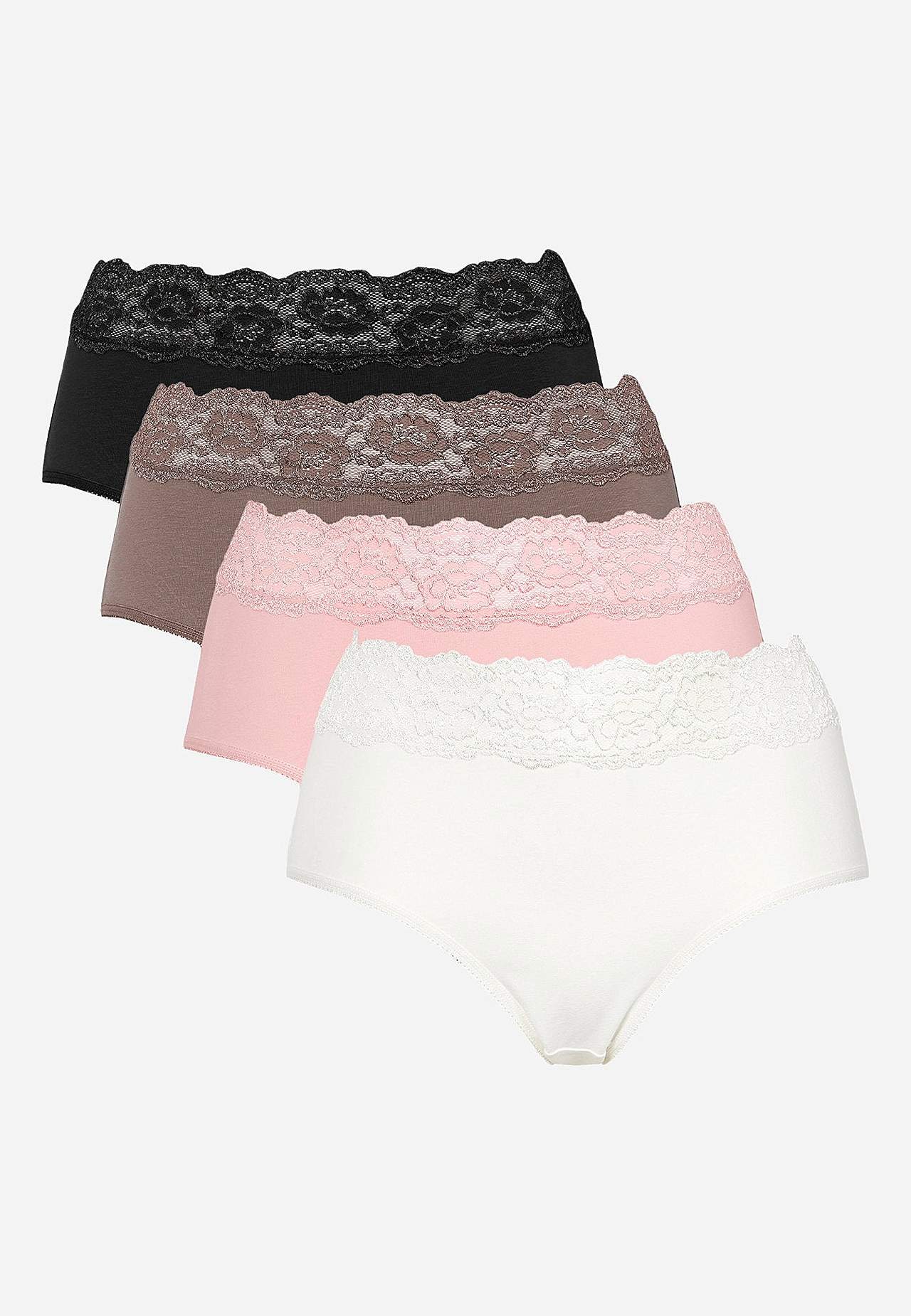 Midi-slip van katoen Set van 4