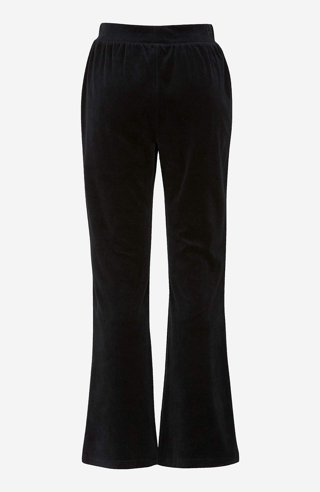 Fluwelen broek met bootcut Wilma