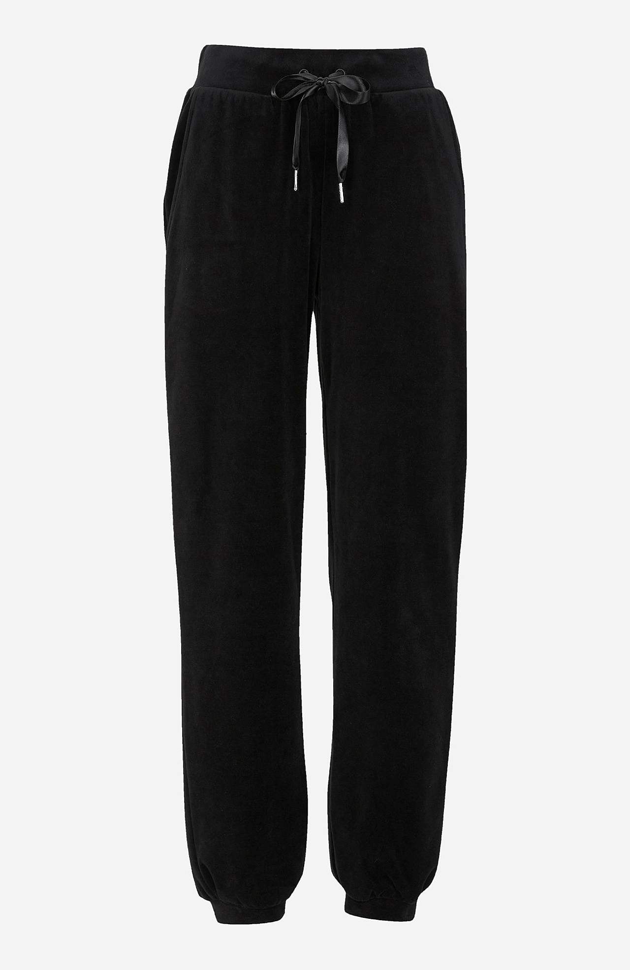 Fluwelen broek met manchet