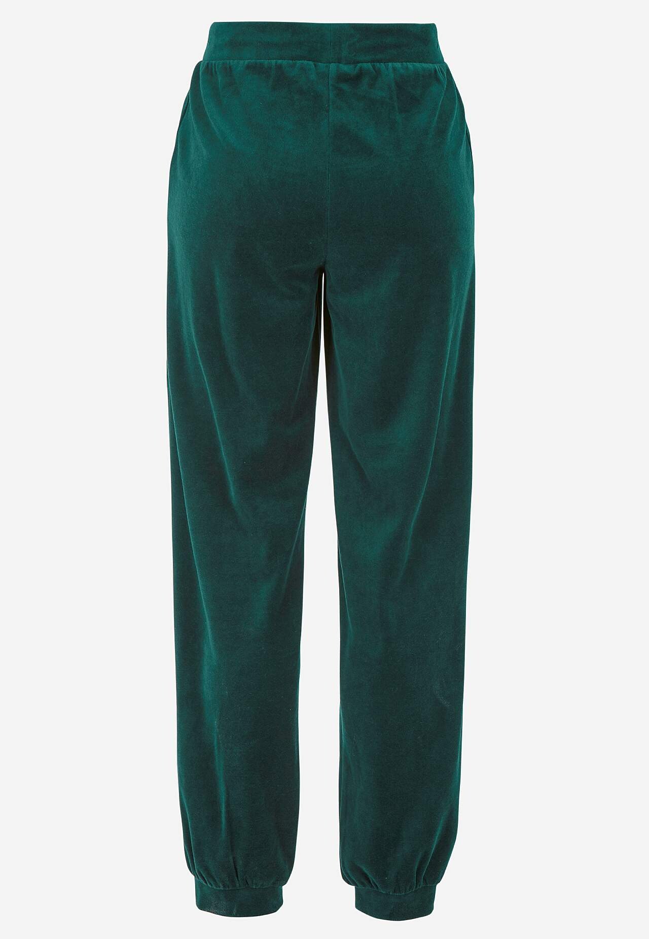 Fluwelen broek met manchet