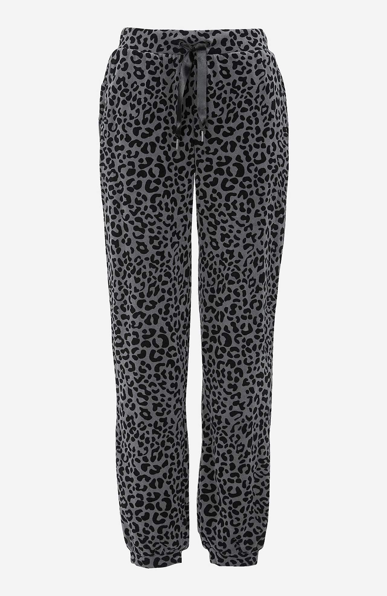 Fluwelen broek met manchet