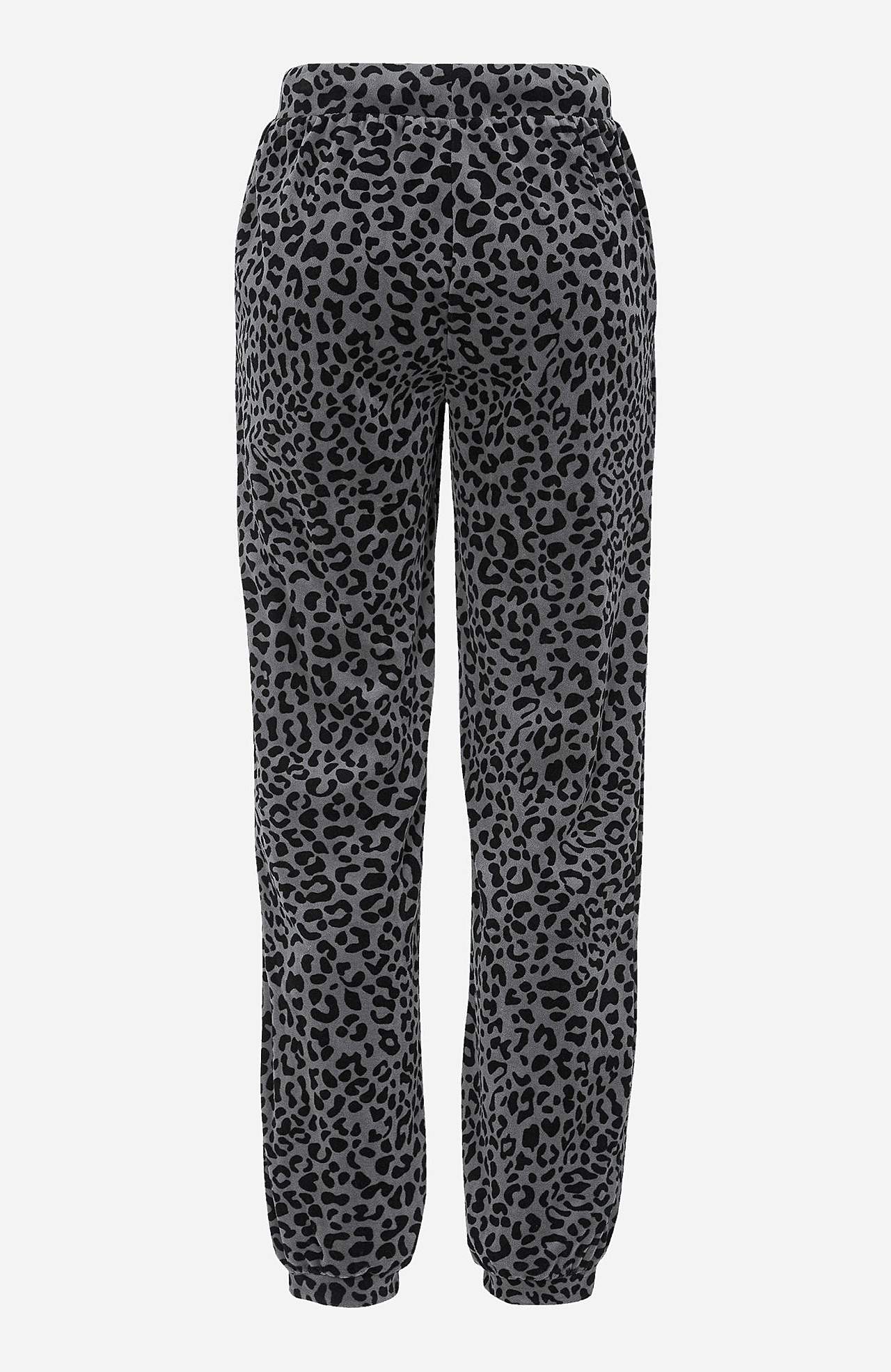 Fluwelen broek met manchet